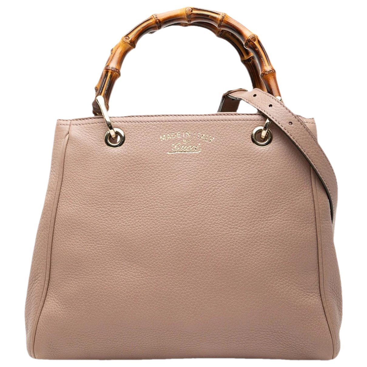 Gucci Bamboo leather satchel