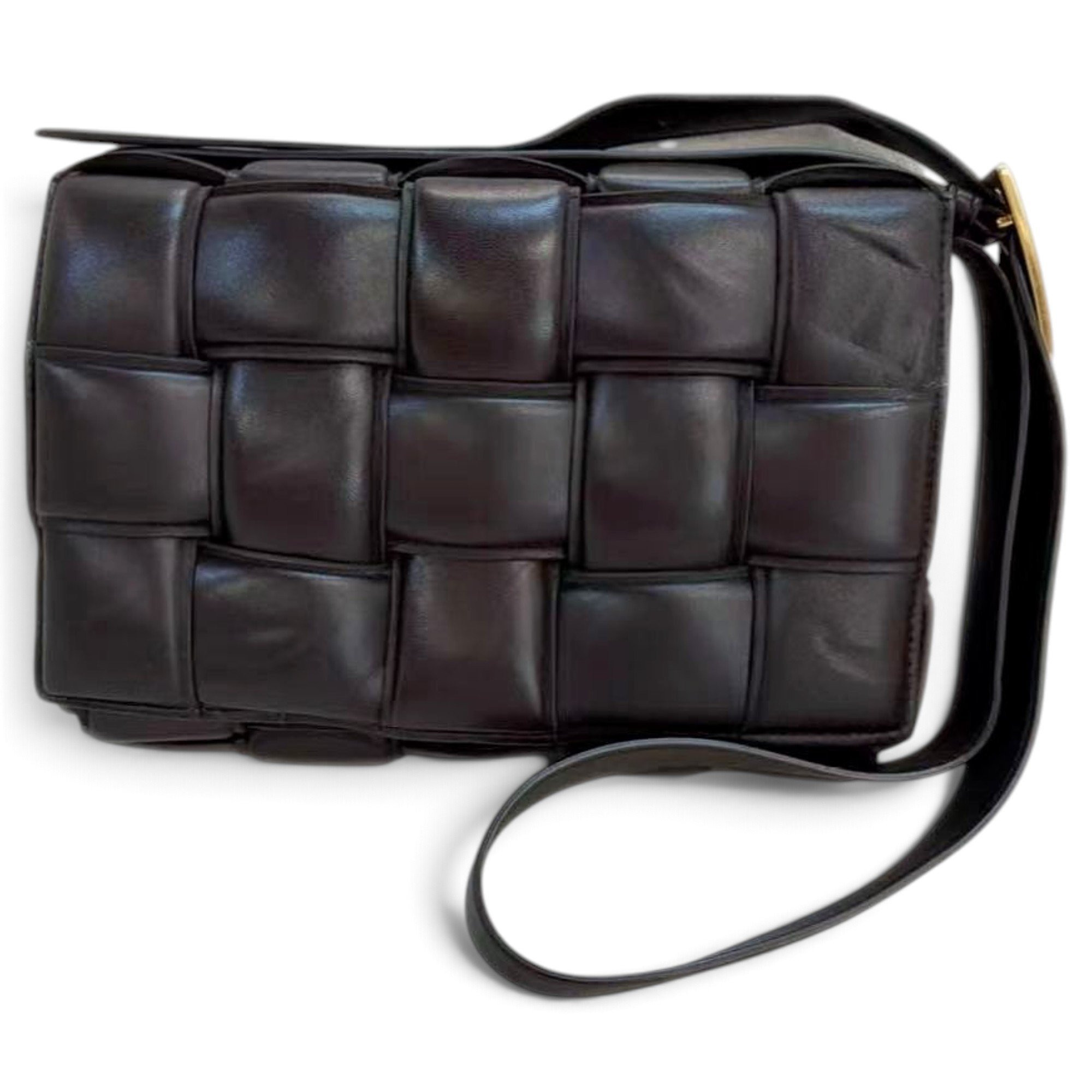 Cassette Padded leather handbag