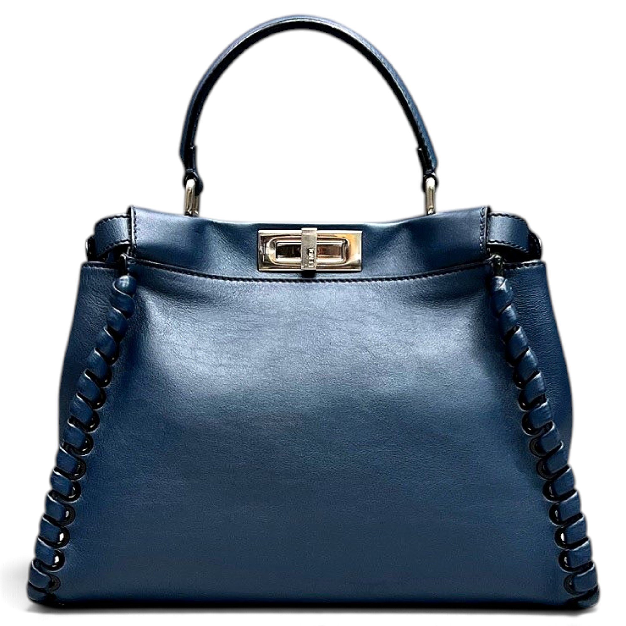 Peekaboo leather handbag