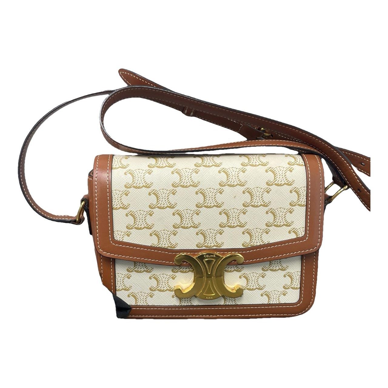 Triomphe leather handbag