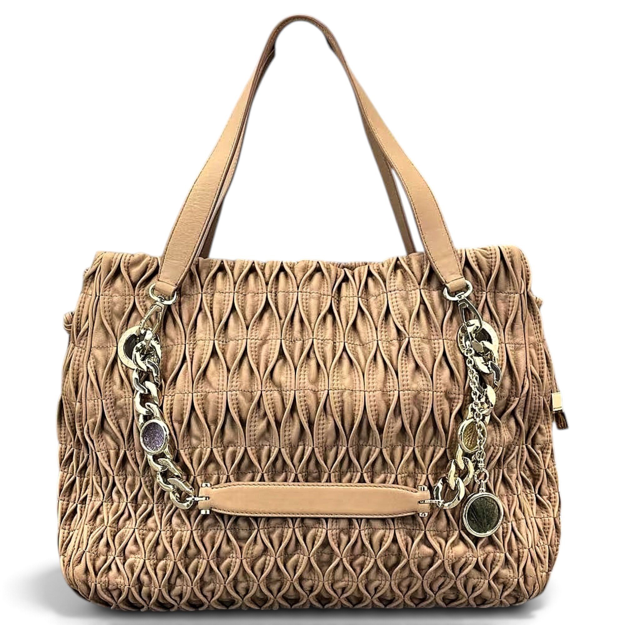 Leather tote