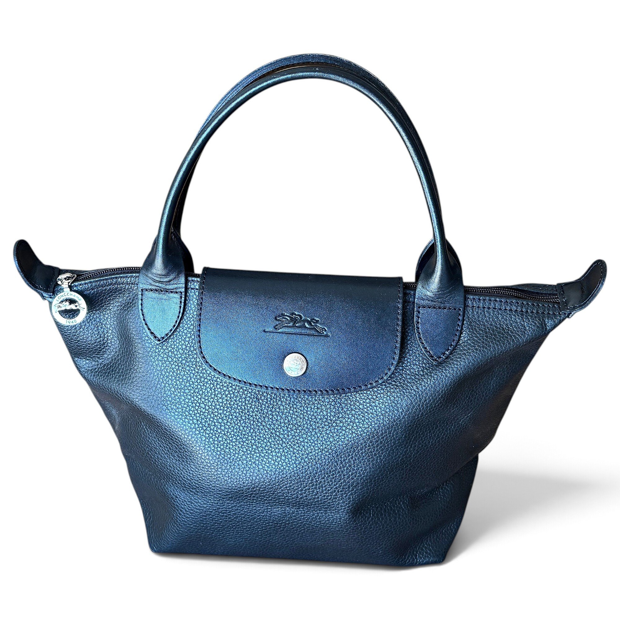 Pliage leather handbag