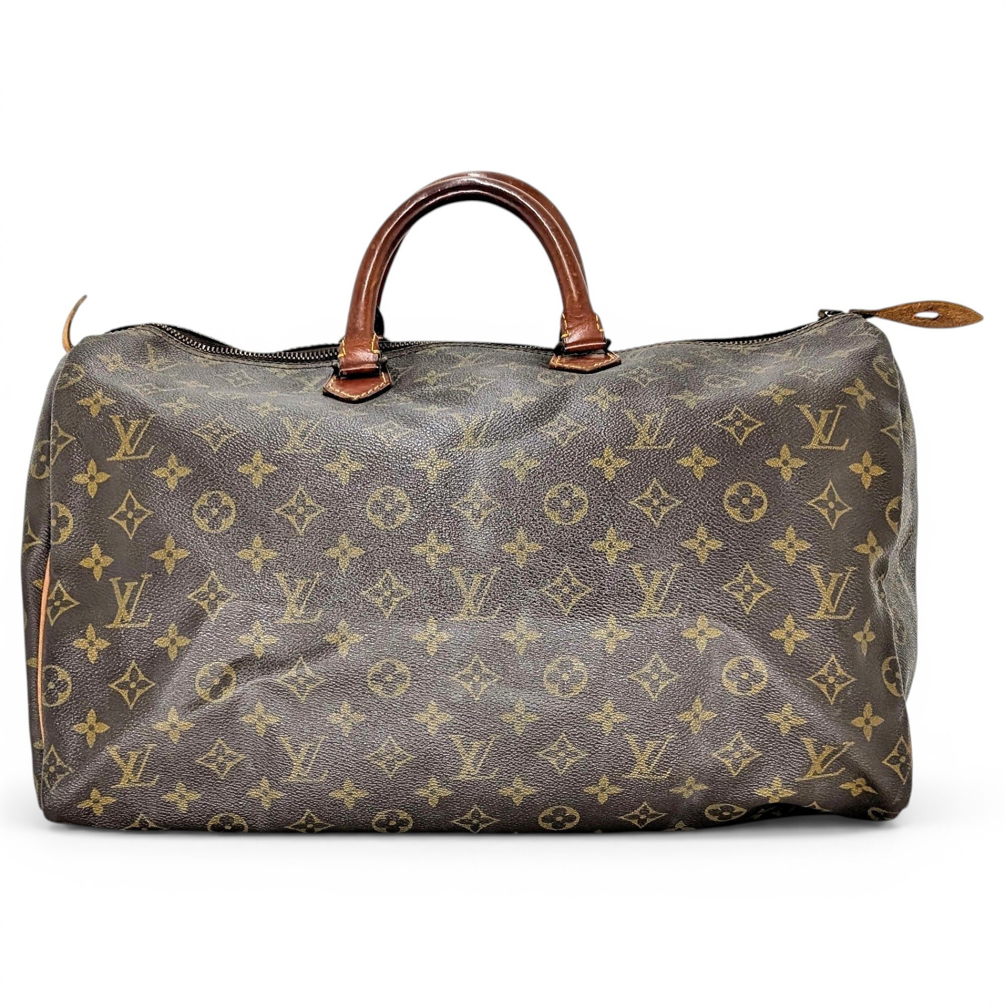 Speedy leather handbag