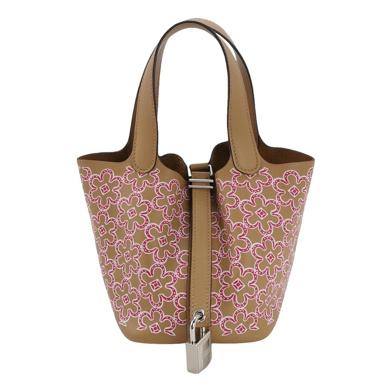 Picotin leather tote