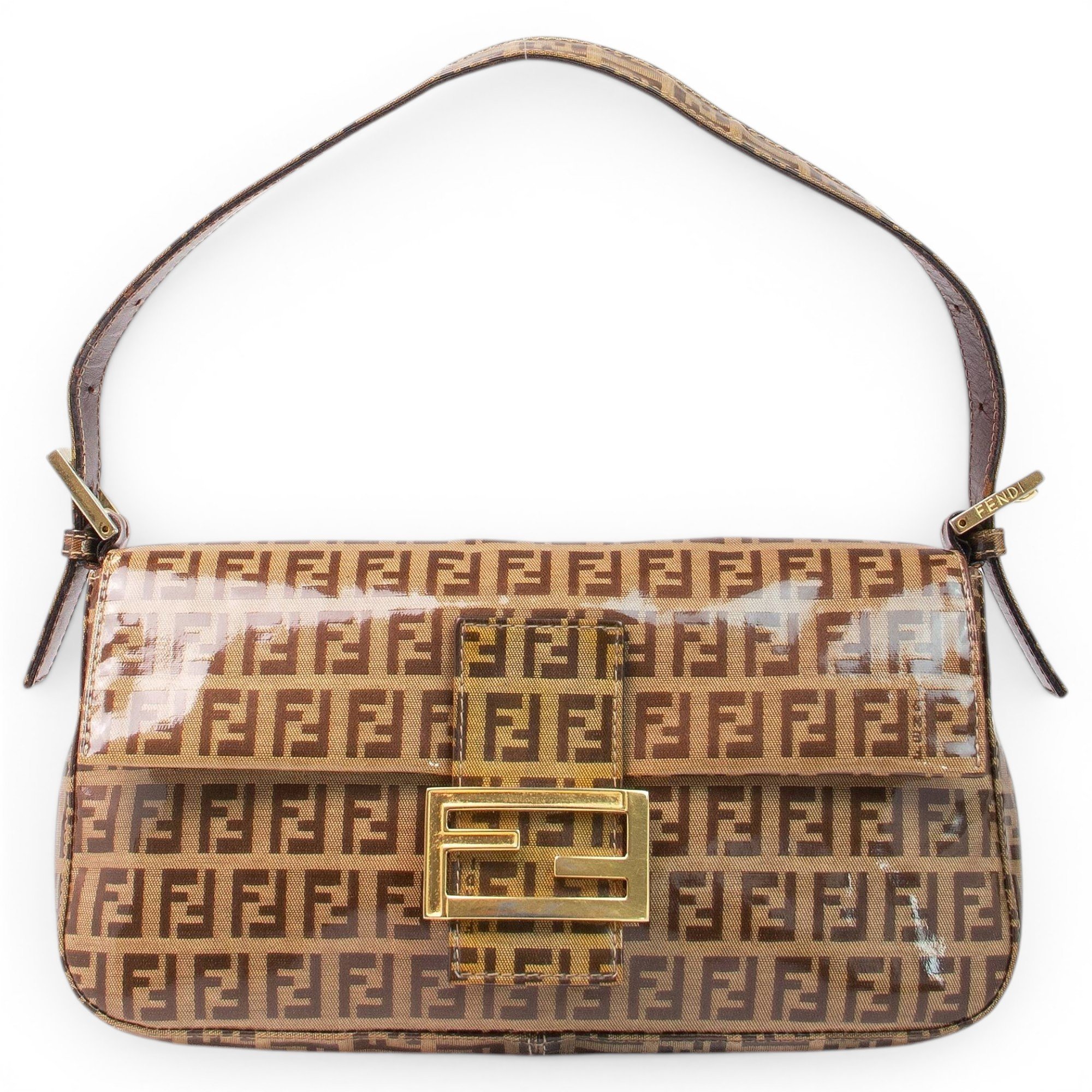 Baguette vinyl handbag