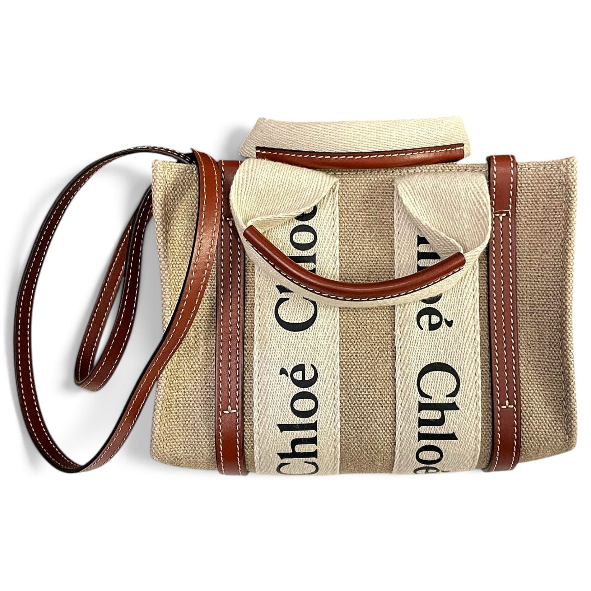 Woody cloth tote