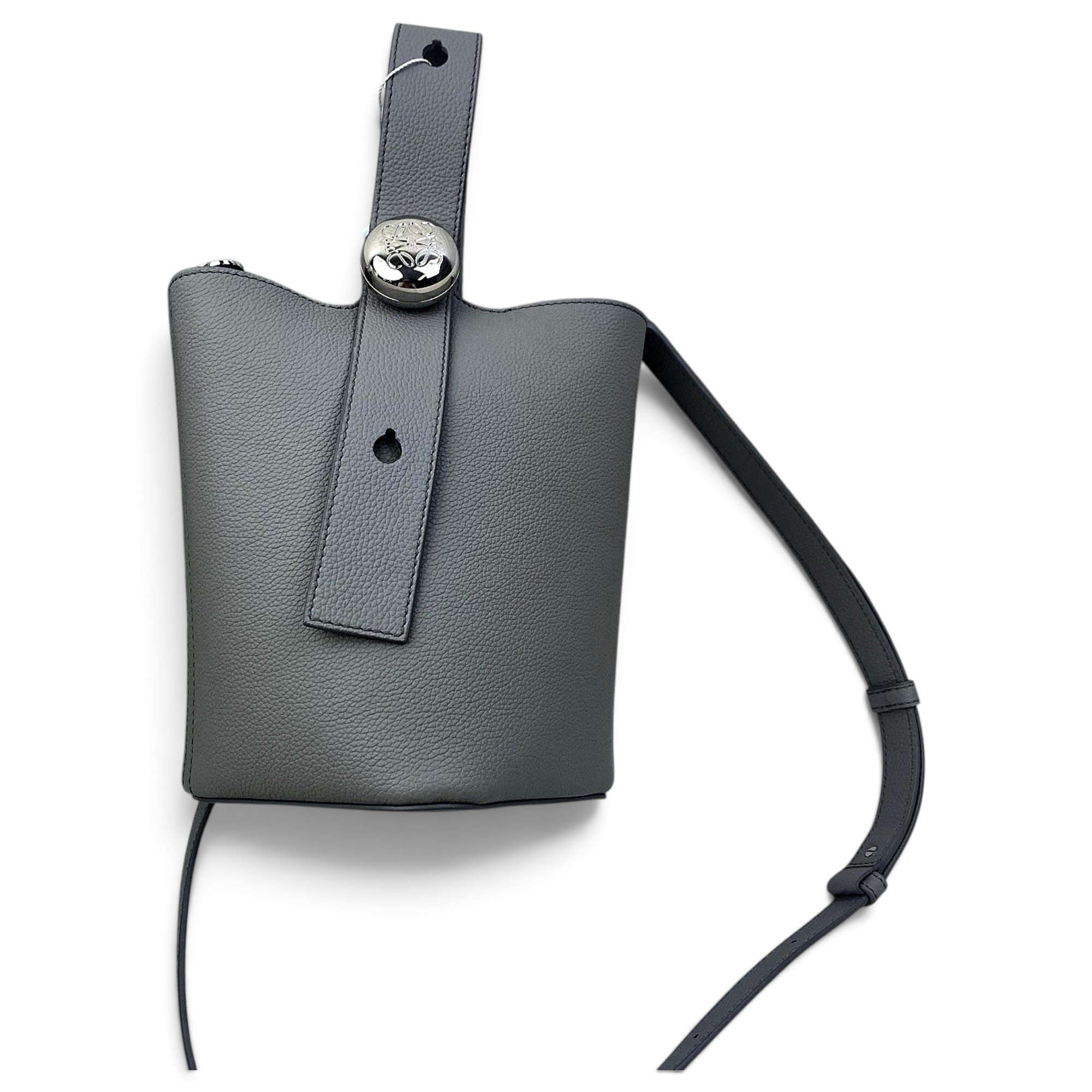 Pebble leather handbag