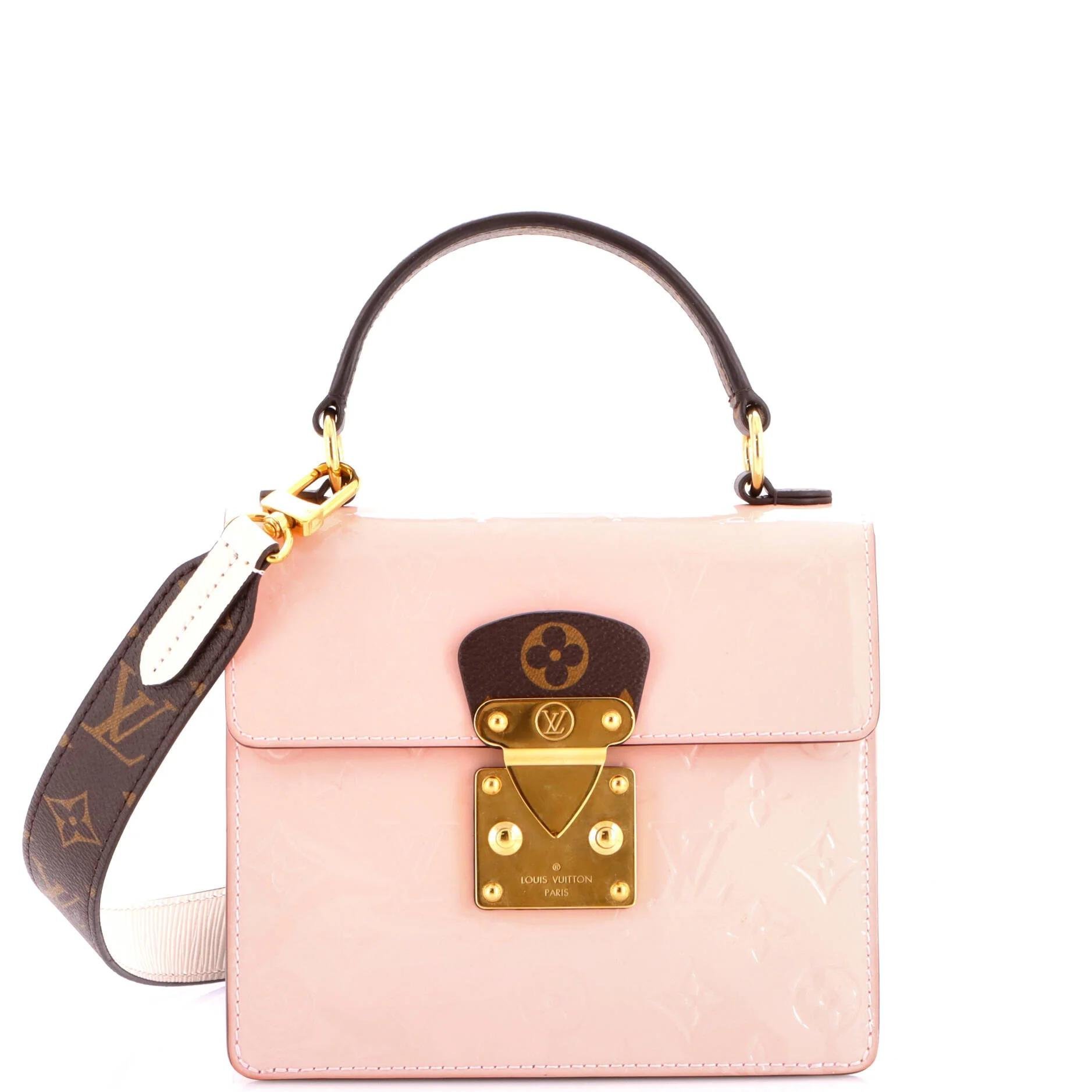 Spring street patent leather handbag