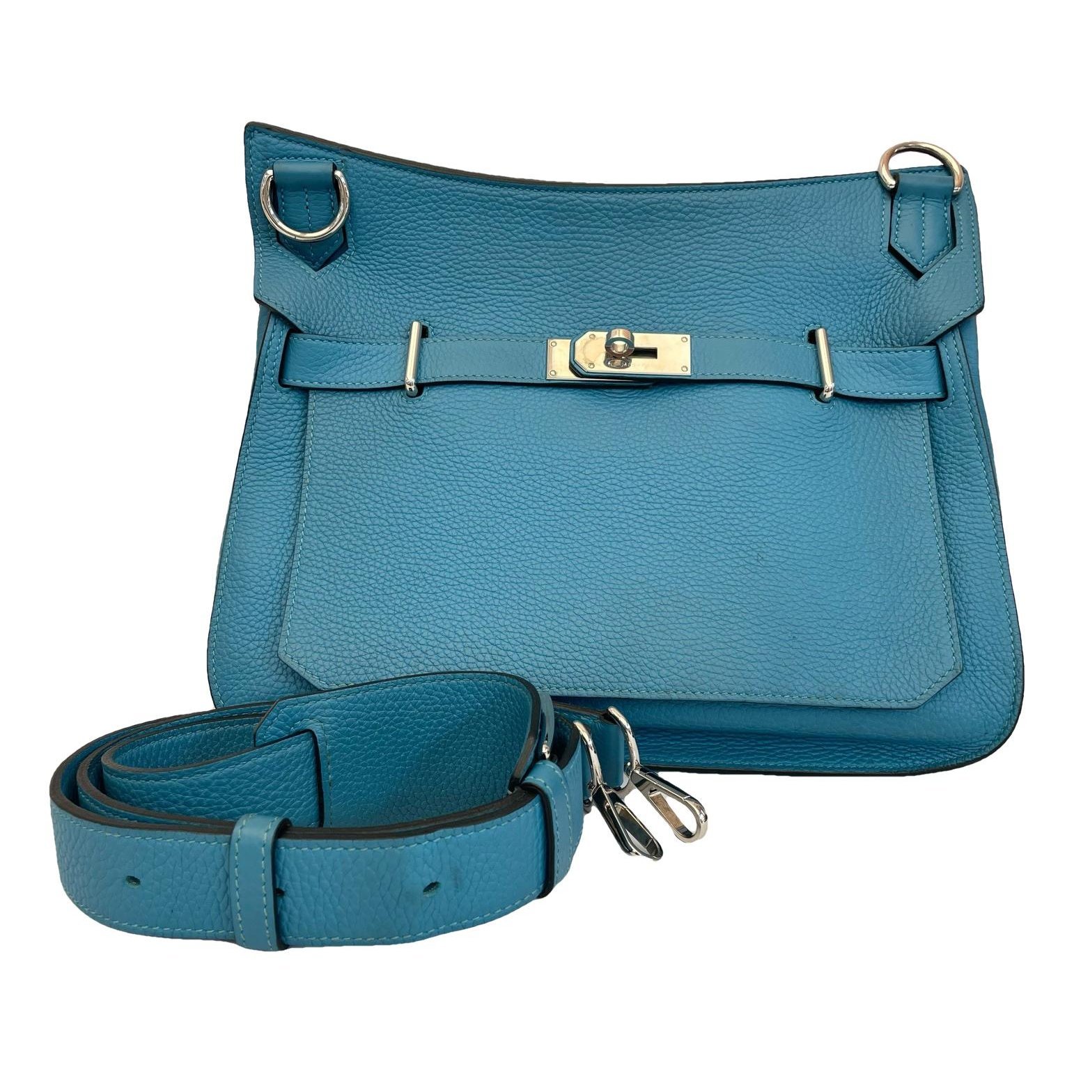 Hermes Jypsiere leather handbag