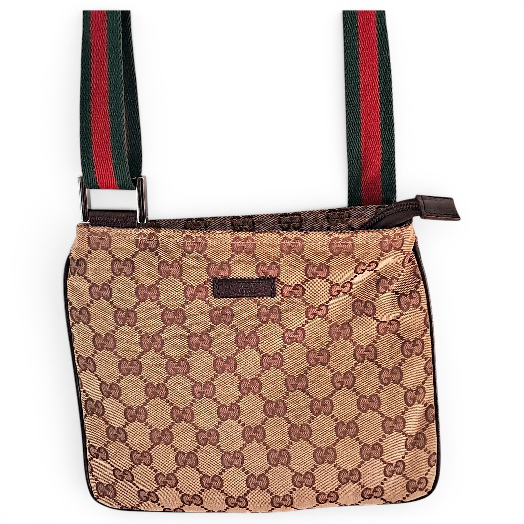 Lady Web cloth crossbody bag