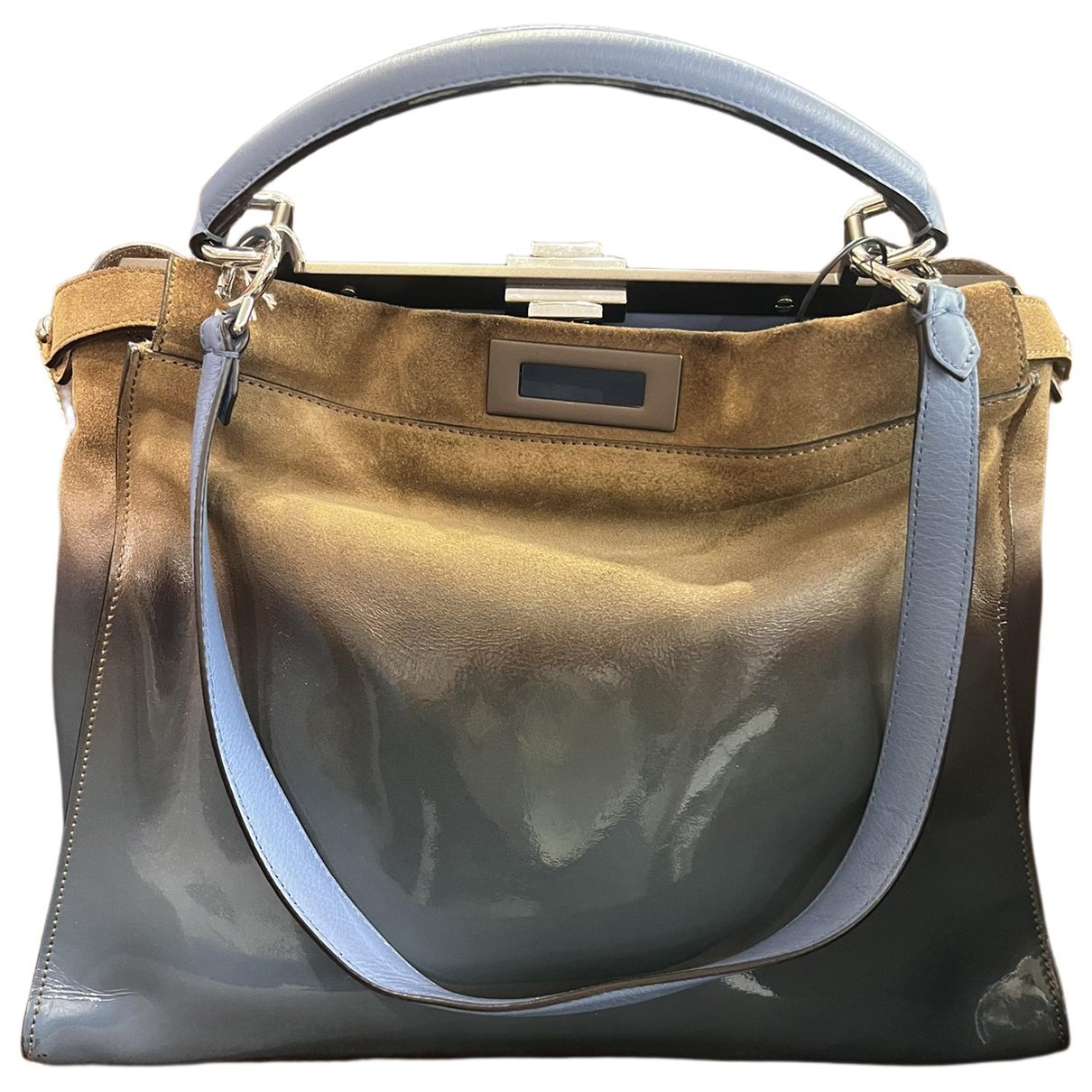 Peekaboo leather handbag