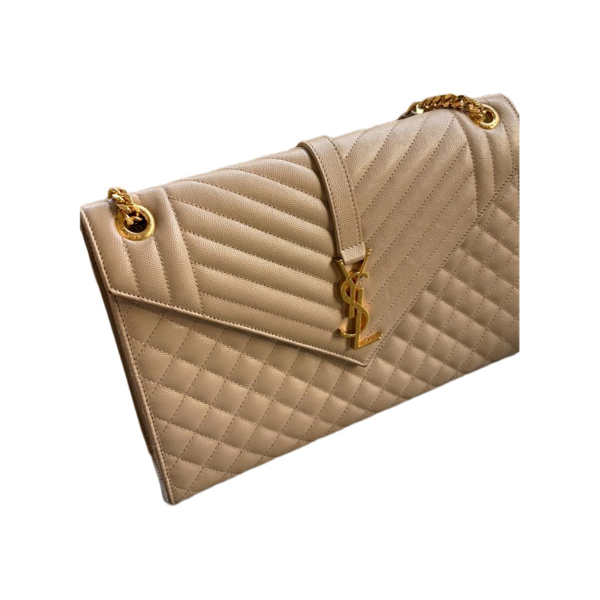 Saint Laurent Envelope leather handbag