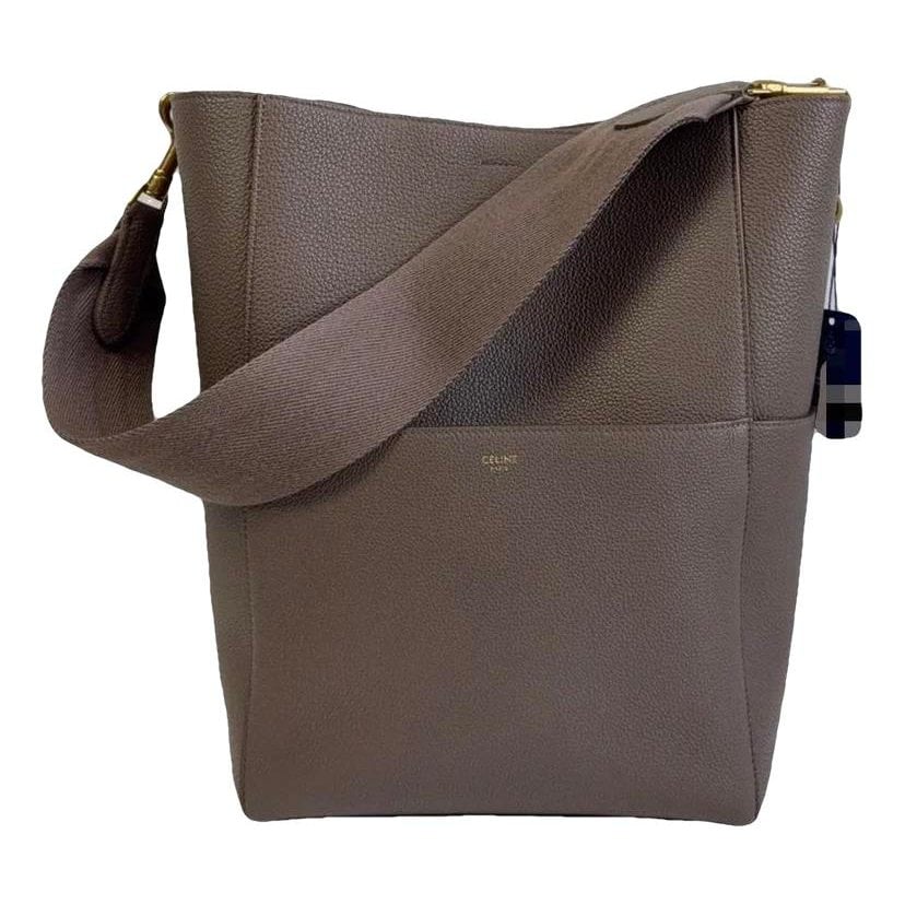 Seau Sangle leather handbag