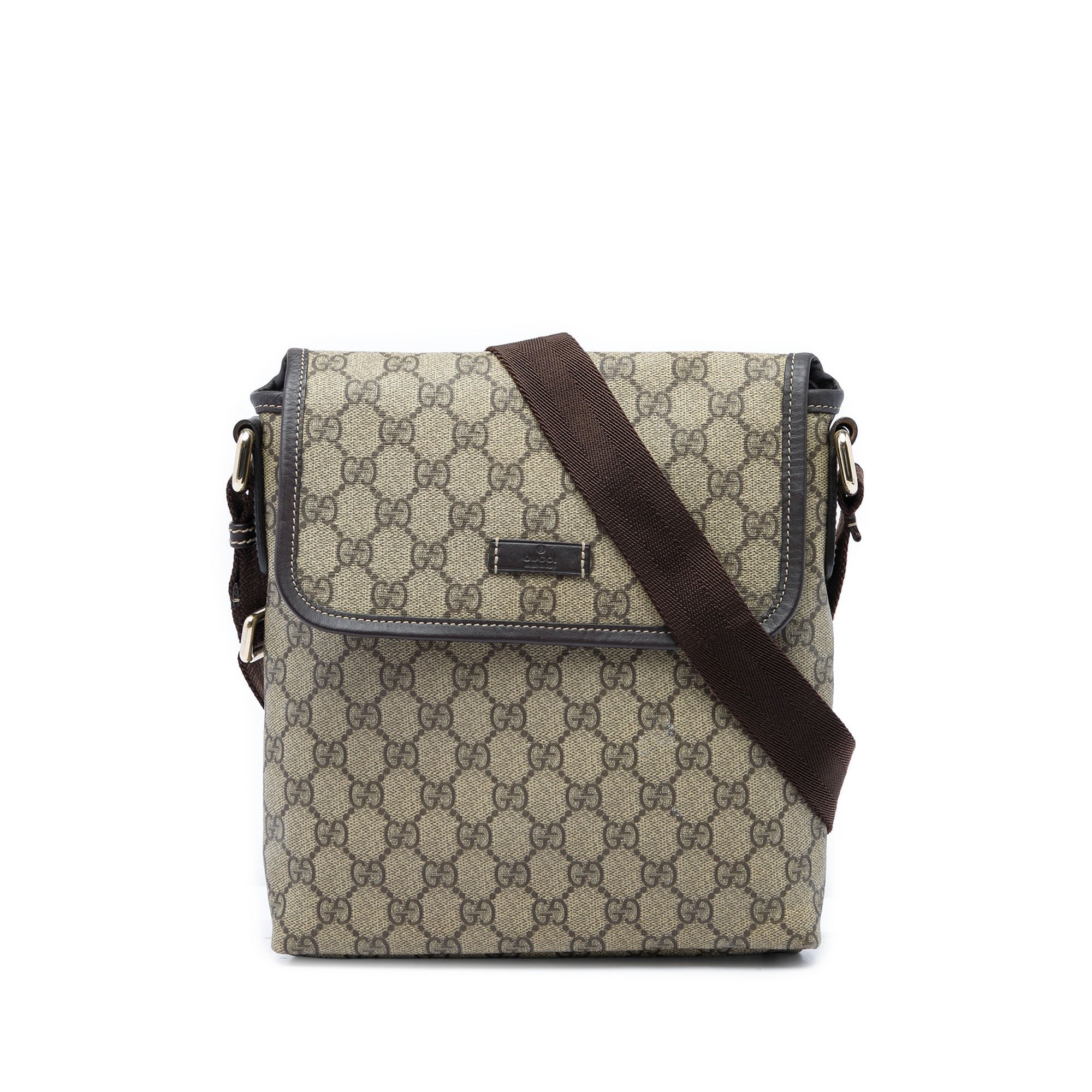 Gucci B leather crossbody bag
