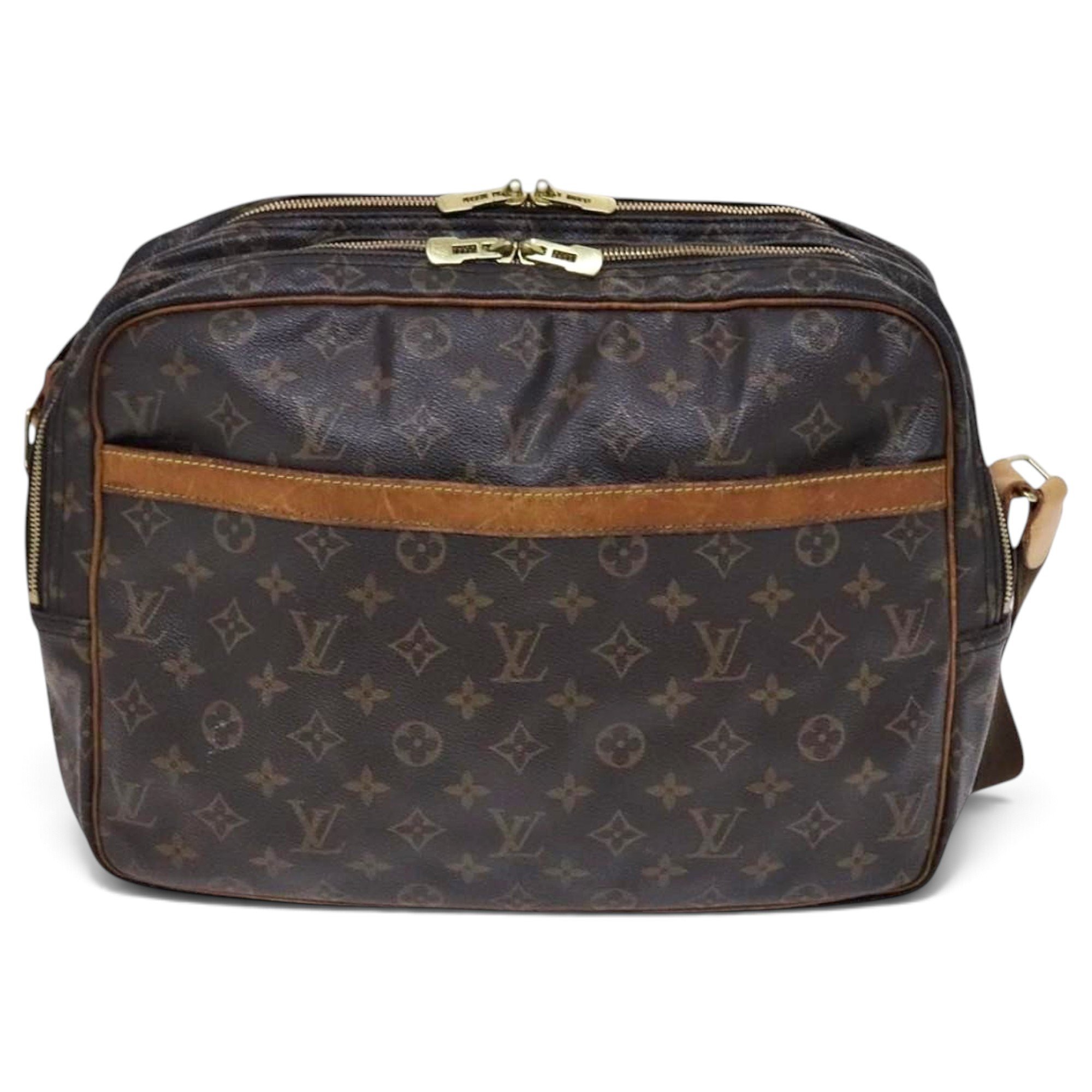 Reporter leather handbag