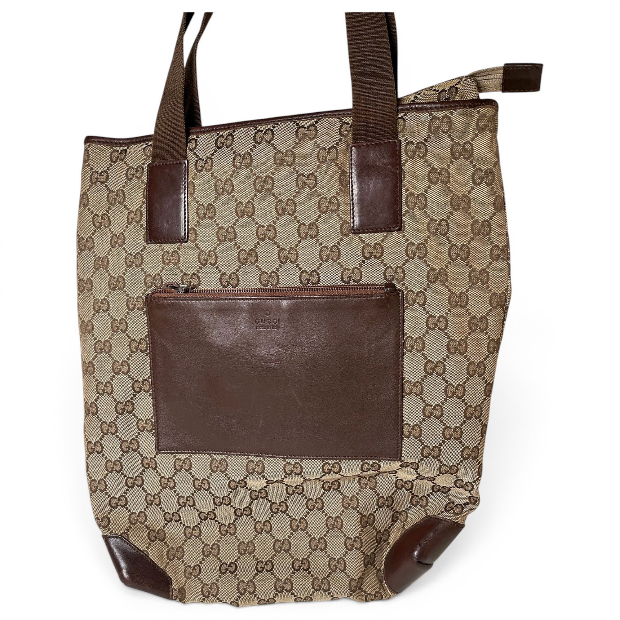 Leather tote