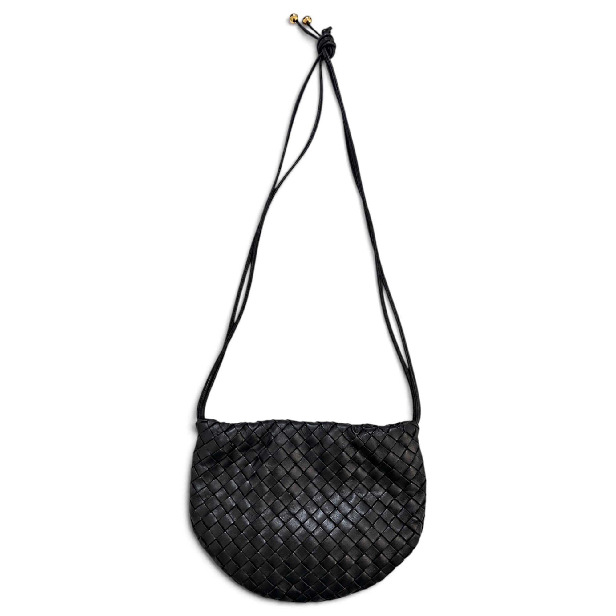 Loop leather handbag