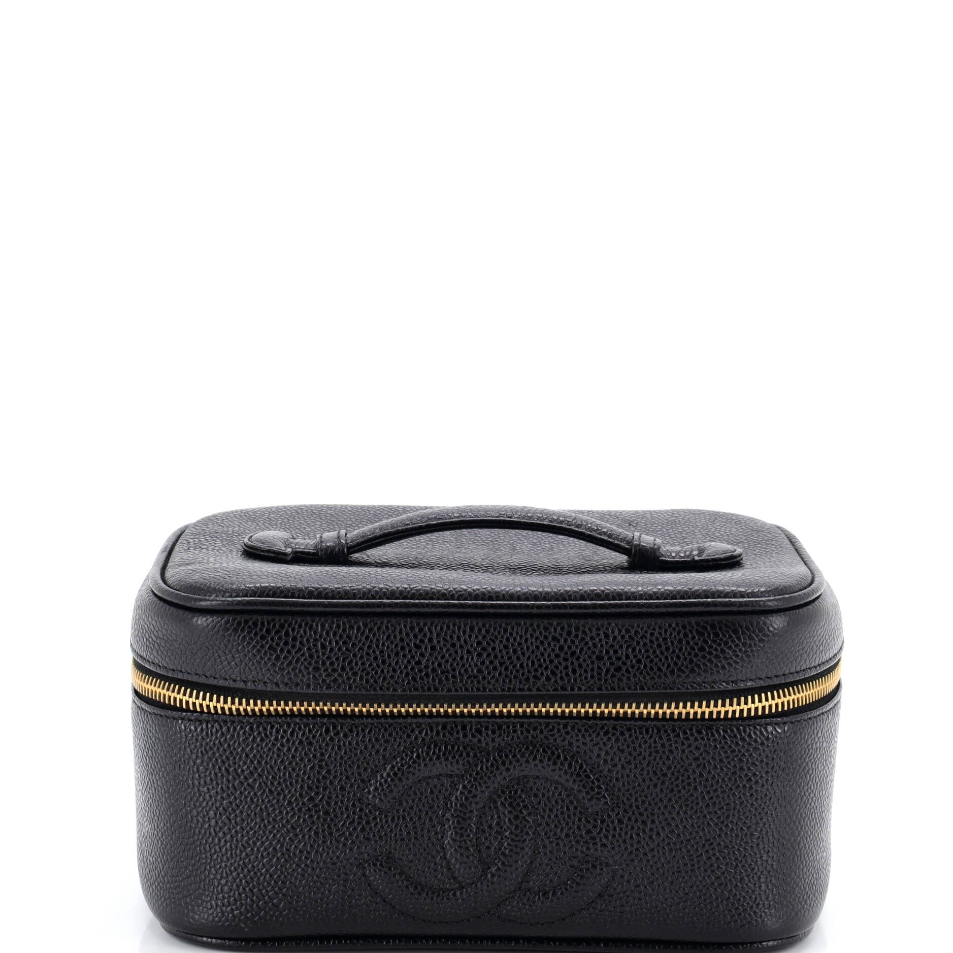 Vintage Timeless Cosmetic Case Caviar Medium
