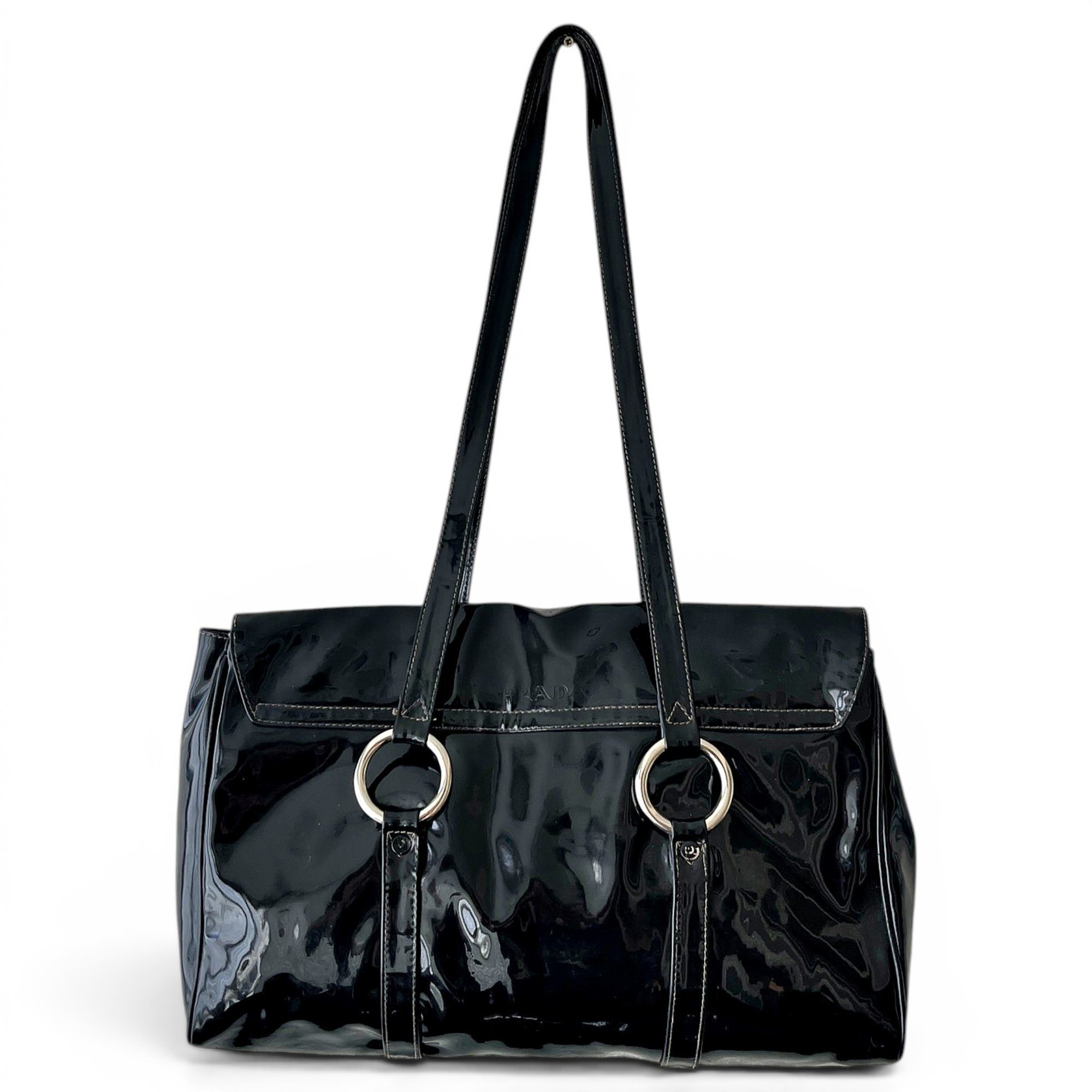 Vinyl handbag