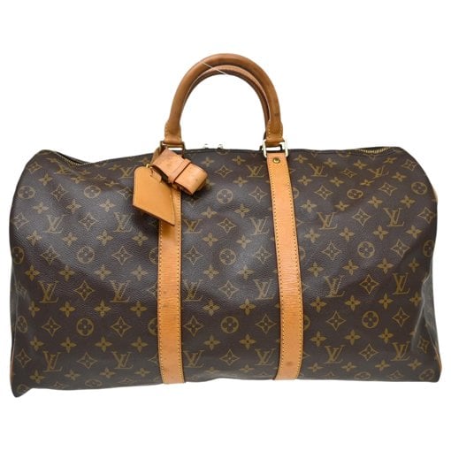 Louis Vuitton Keepall cloth travel bag