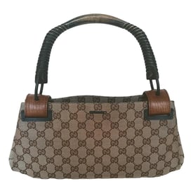 Gucci Bamboo Convertible Satchel cloth handbag