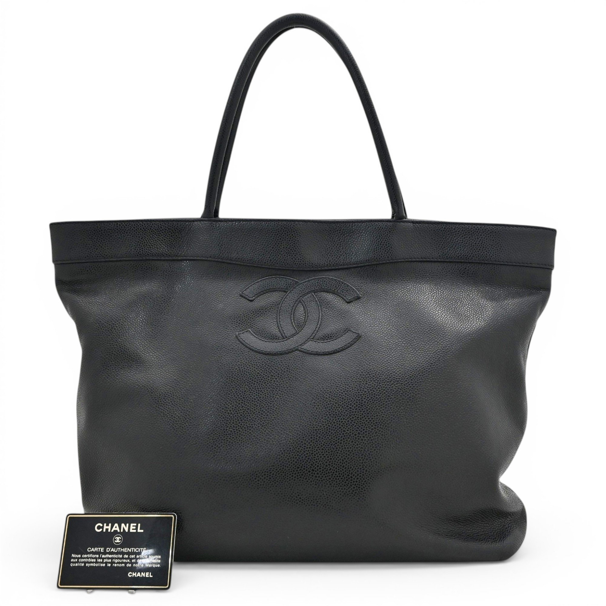 Leather tote