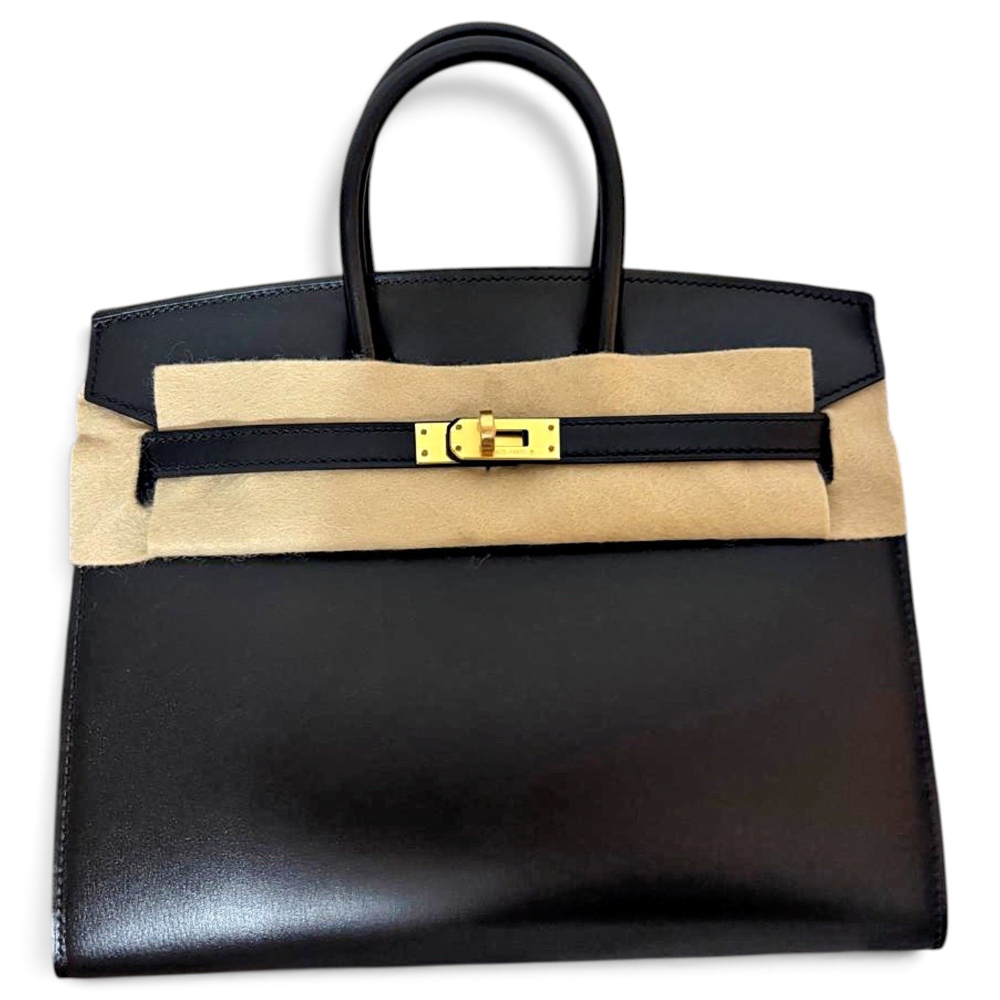 Birkin 25 leather handbag