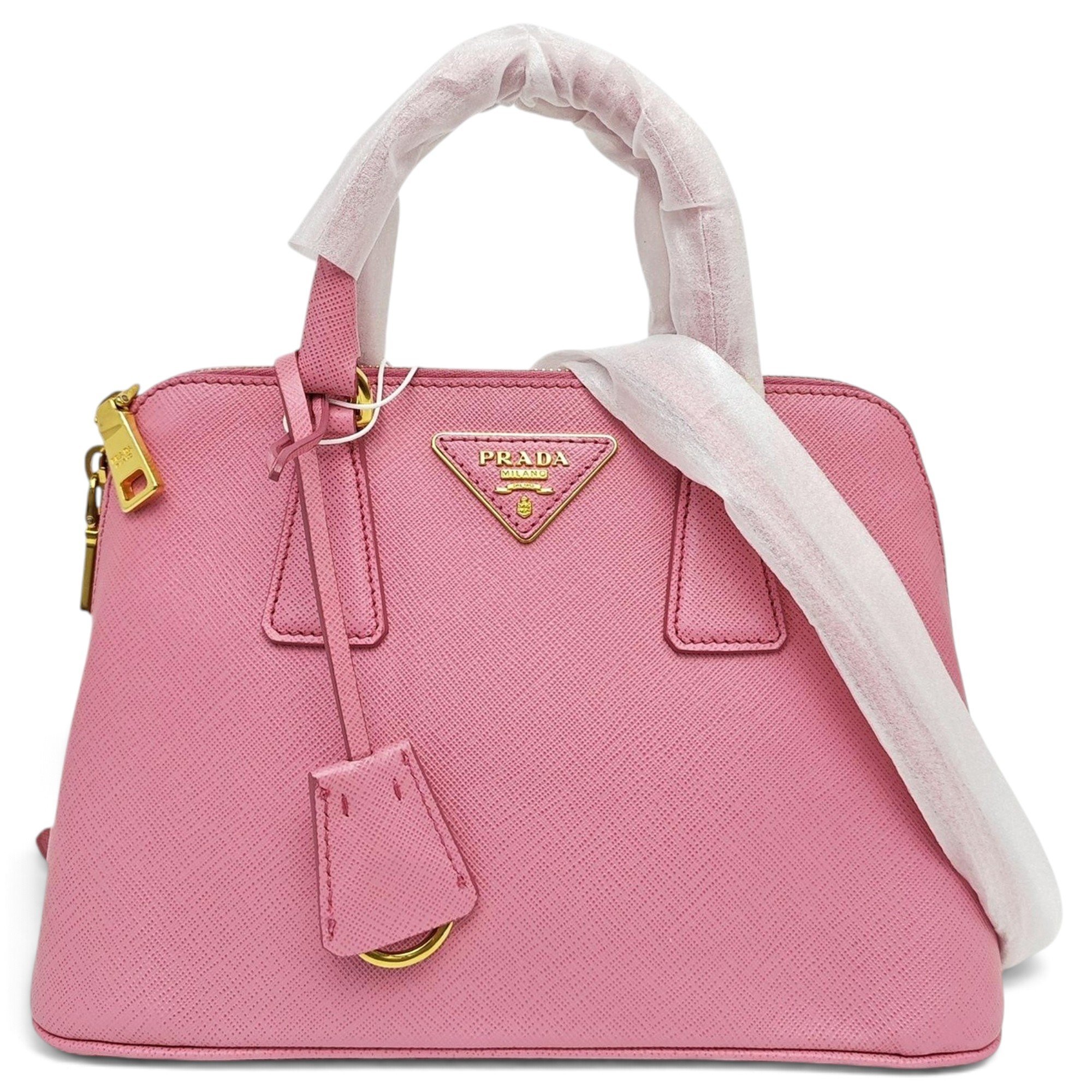 Promenade leather handbag