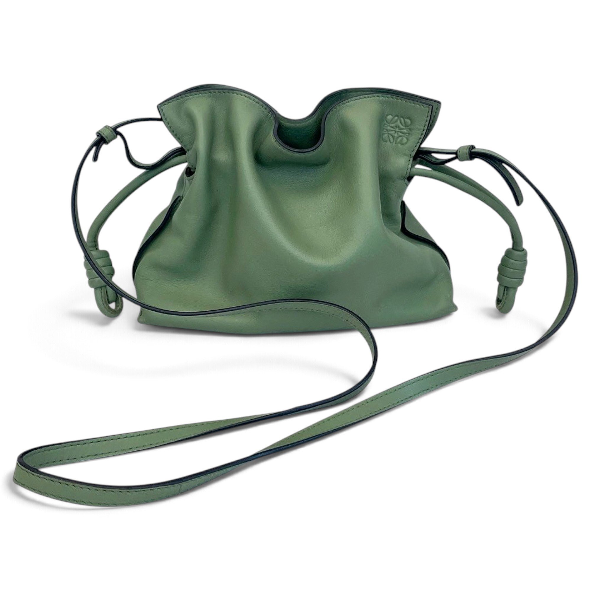 Flamenco leather handbag