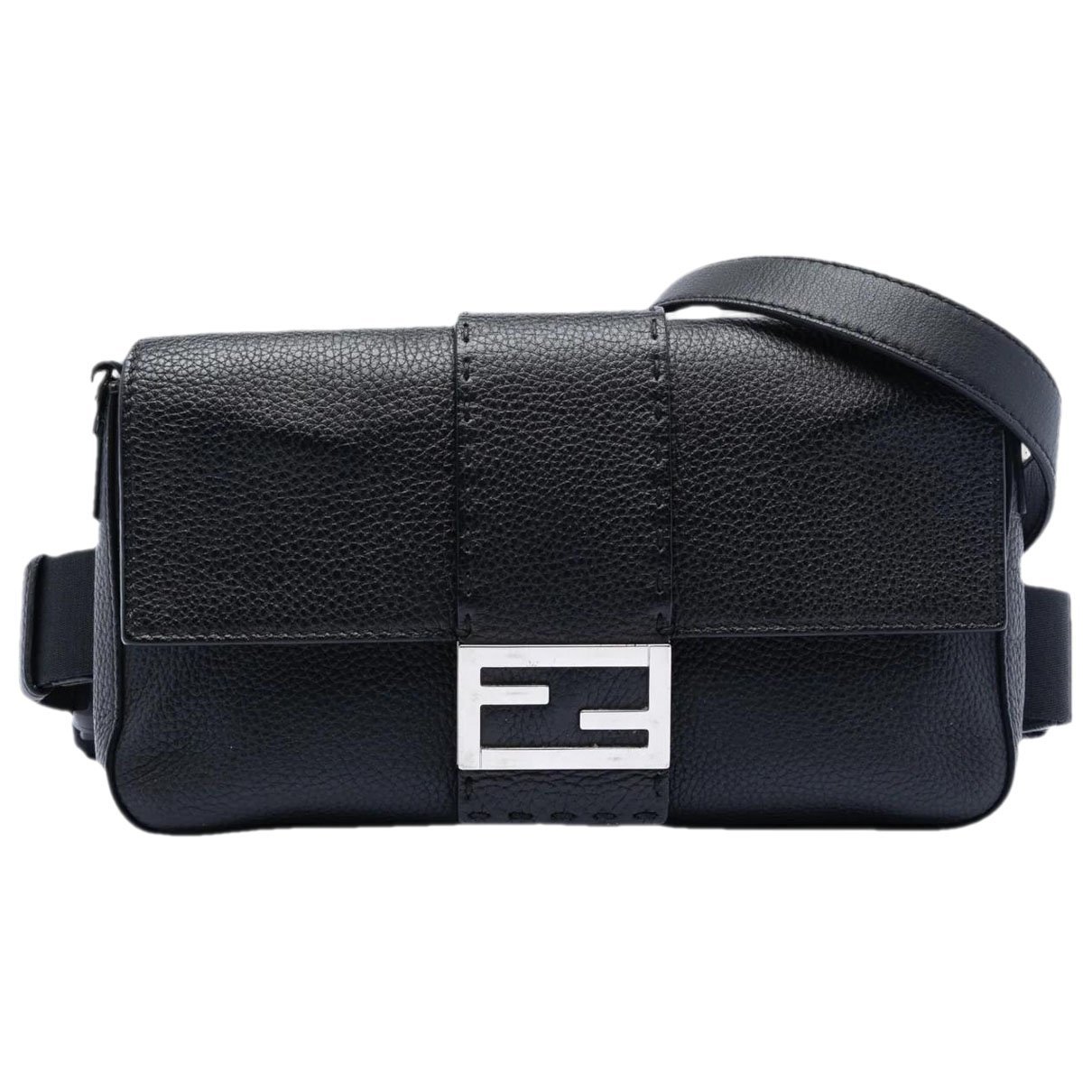 Baguette leather satchel