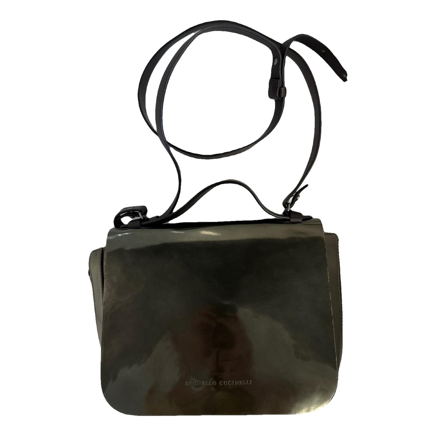Brunello Cucinelli Patent leather crossbody bag