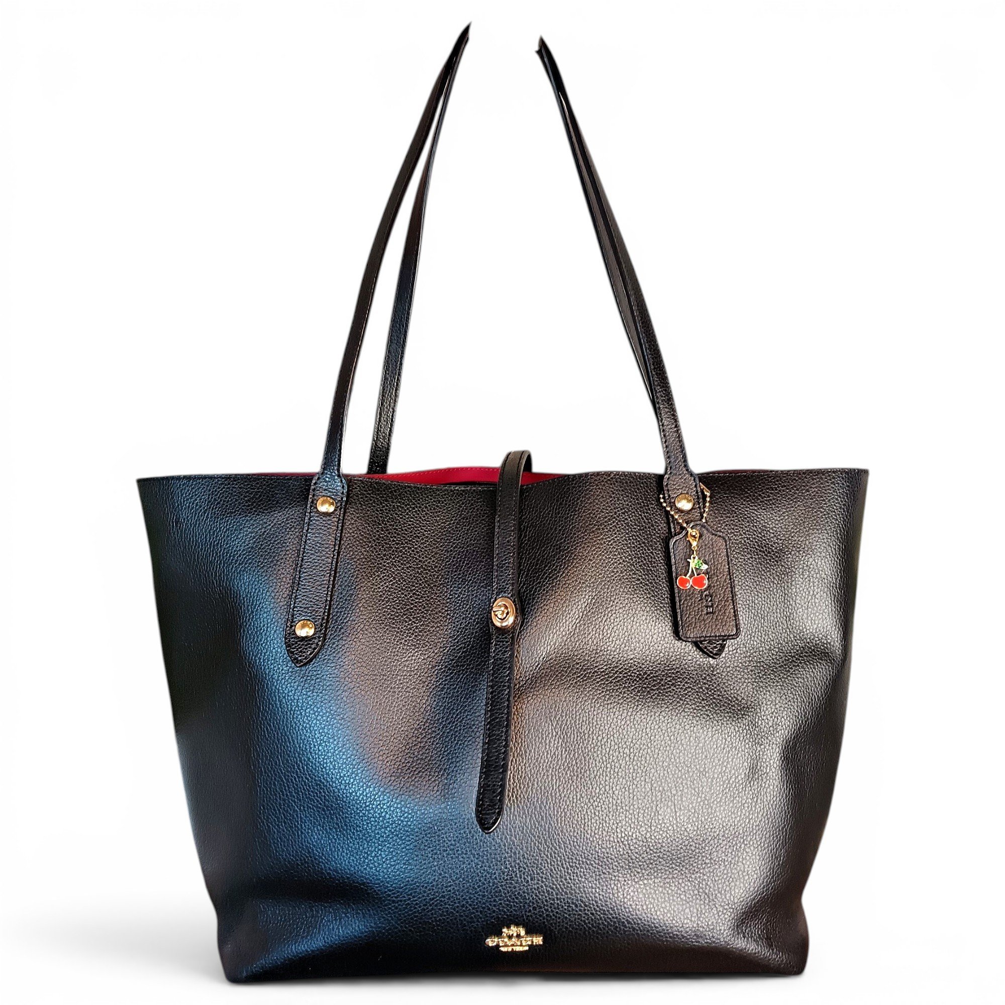 Leather tote