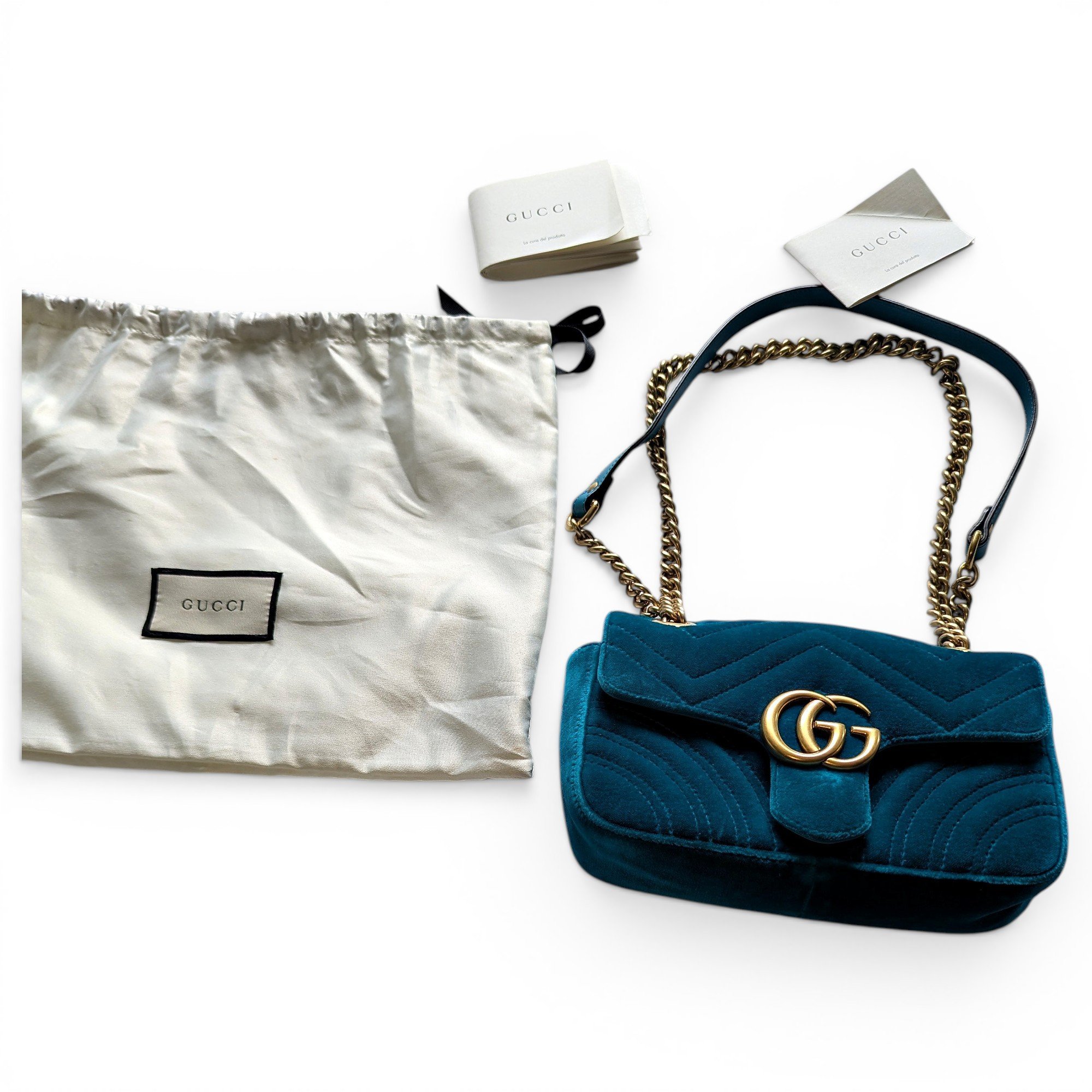 GG Marmont velvet handbag