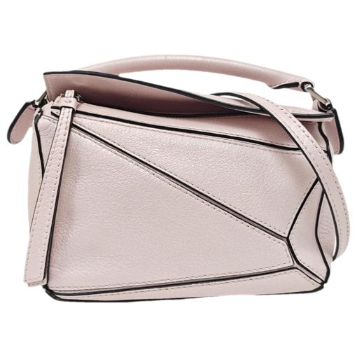 Puzzle leather mini bag