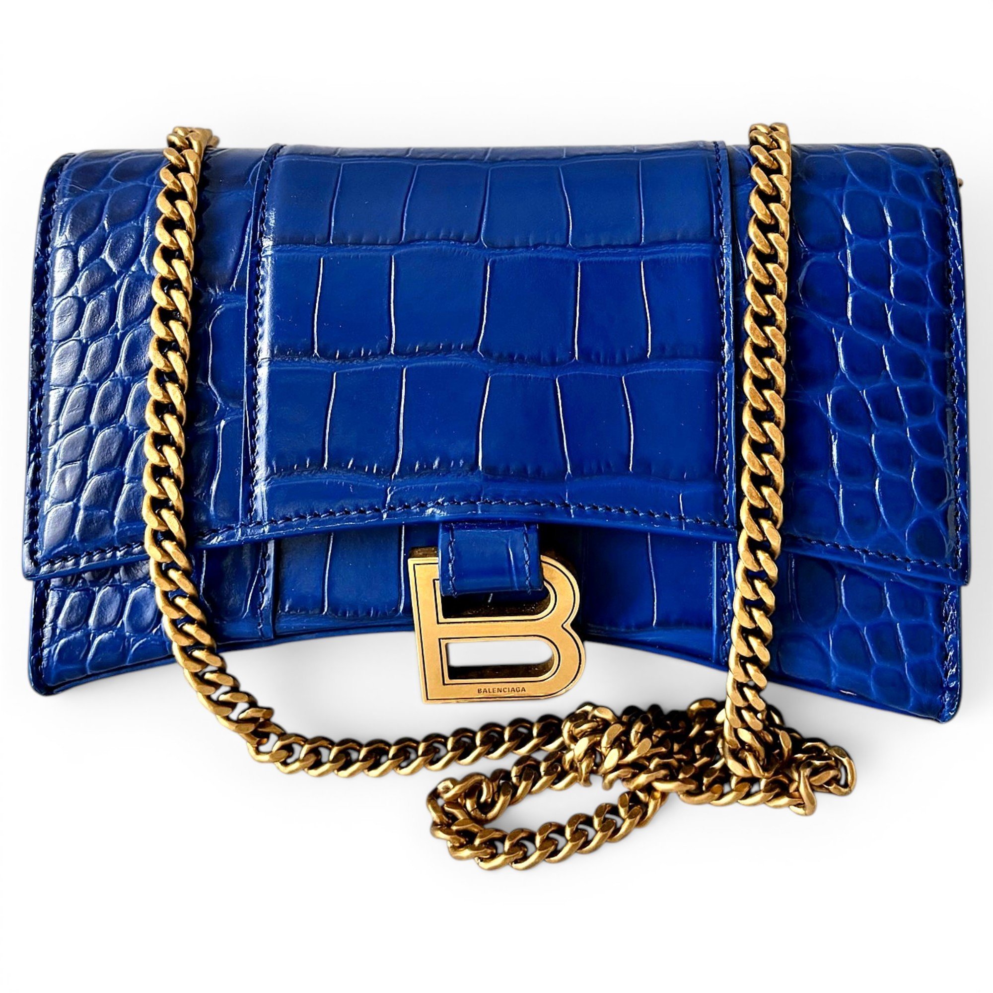 Balenciaga Hourglass leather crossbody bag