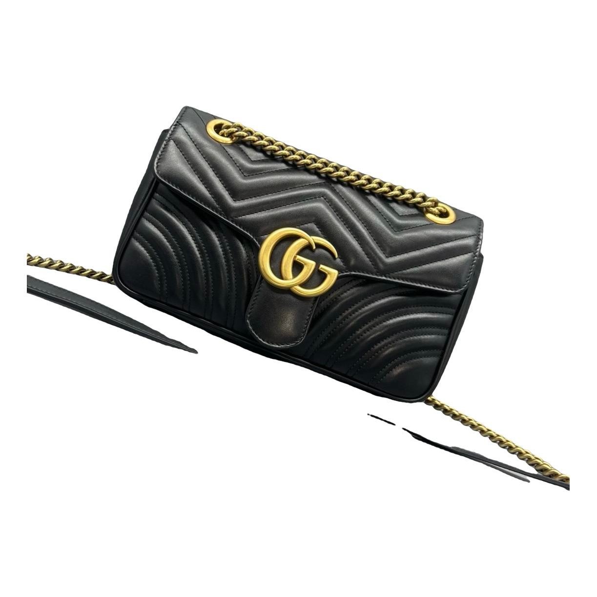 GG Marmont Flap leather handbag