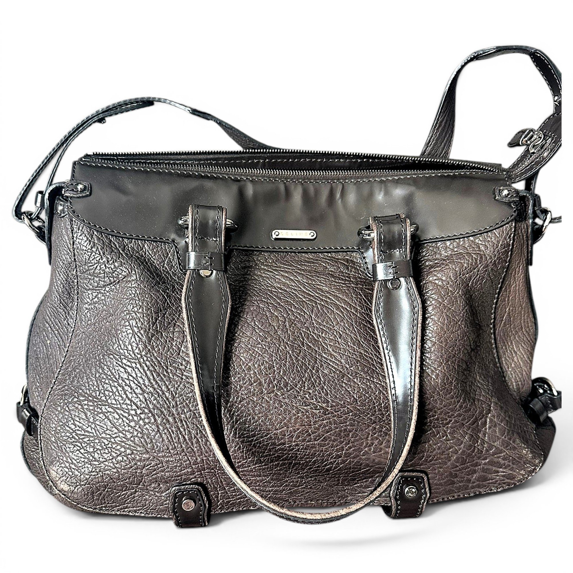 Leather handbag