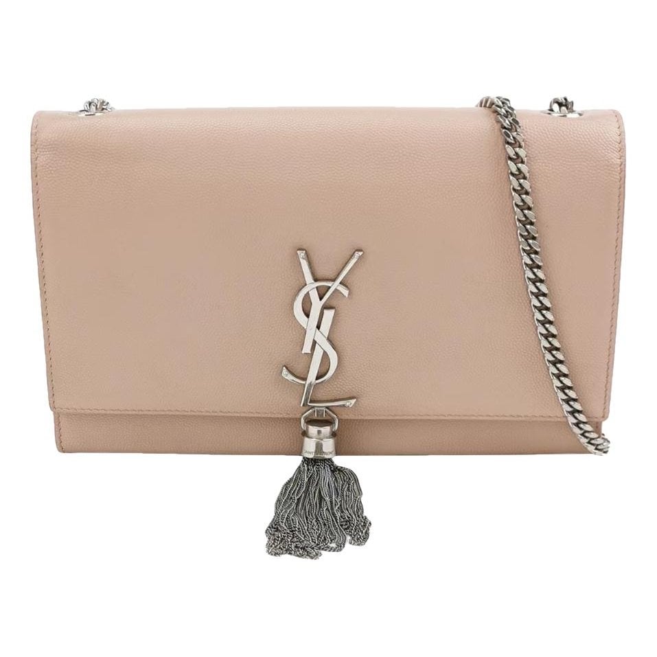 Pompom Kate leather crossbody bag