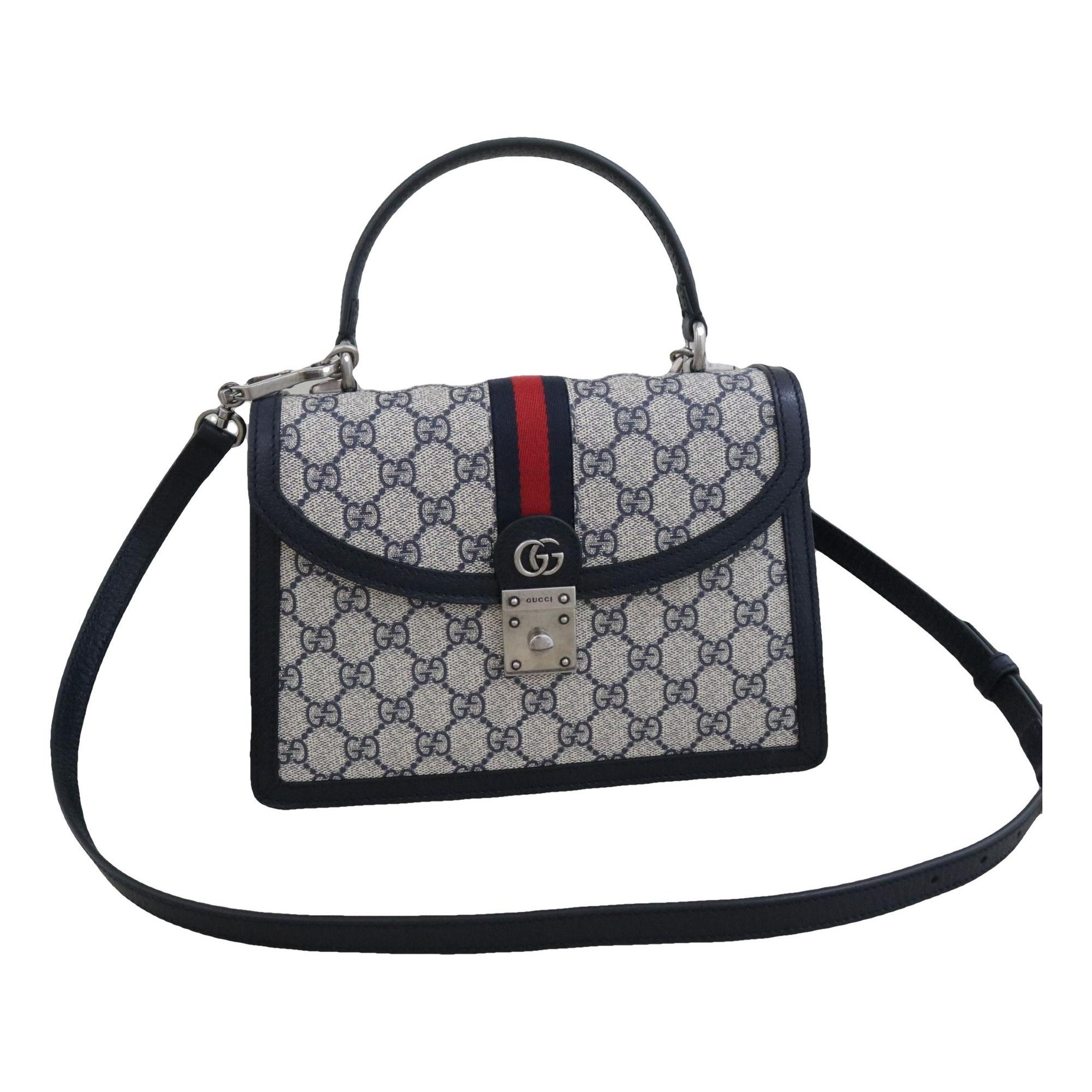 Ophidia Flap Top Handle cloth handbag