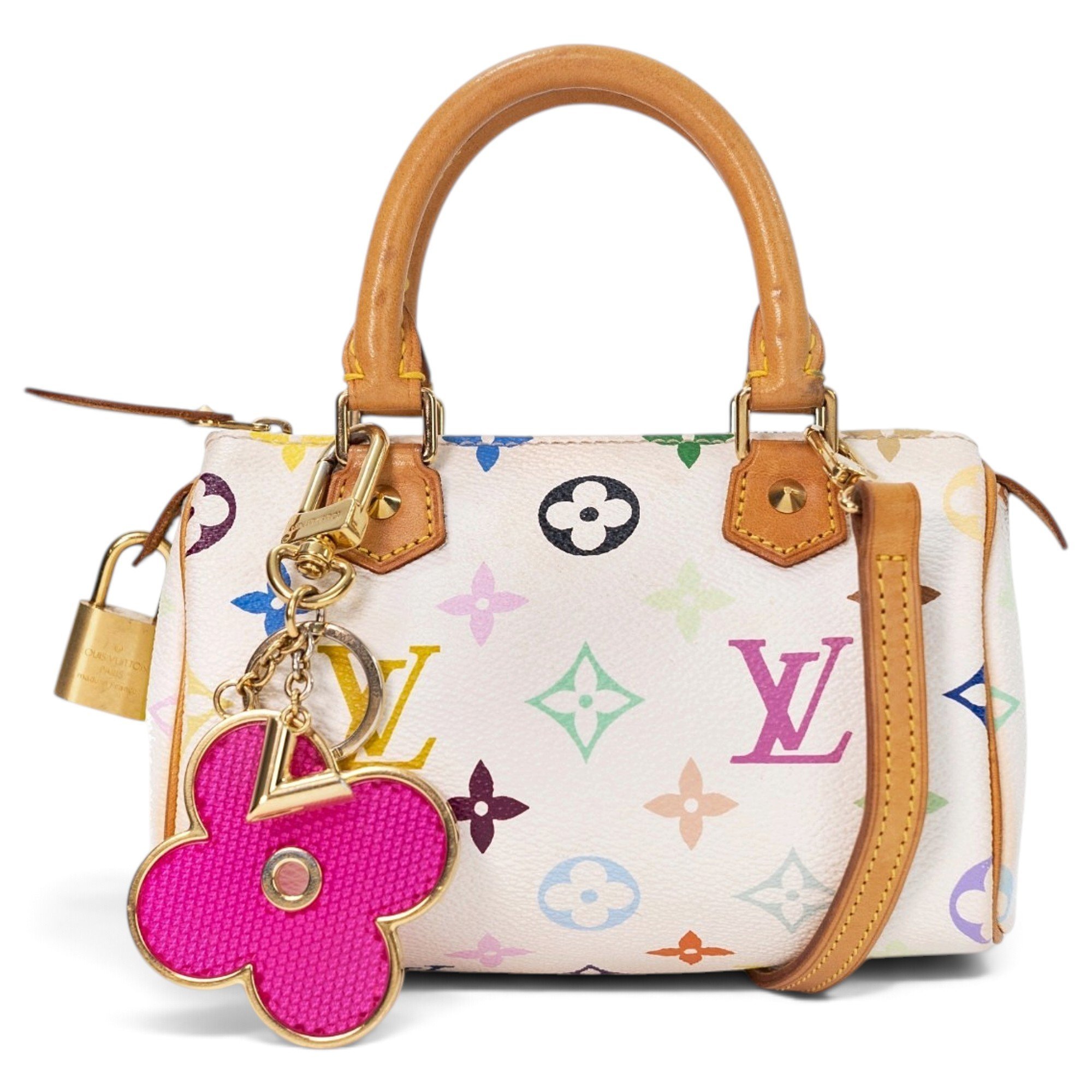 Speedy leather handbag