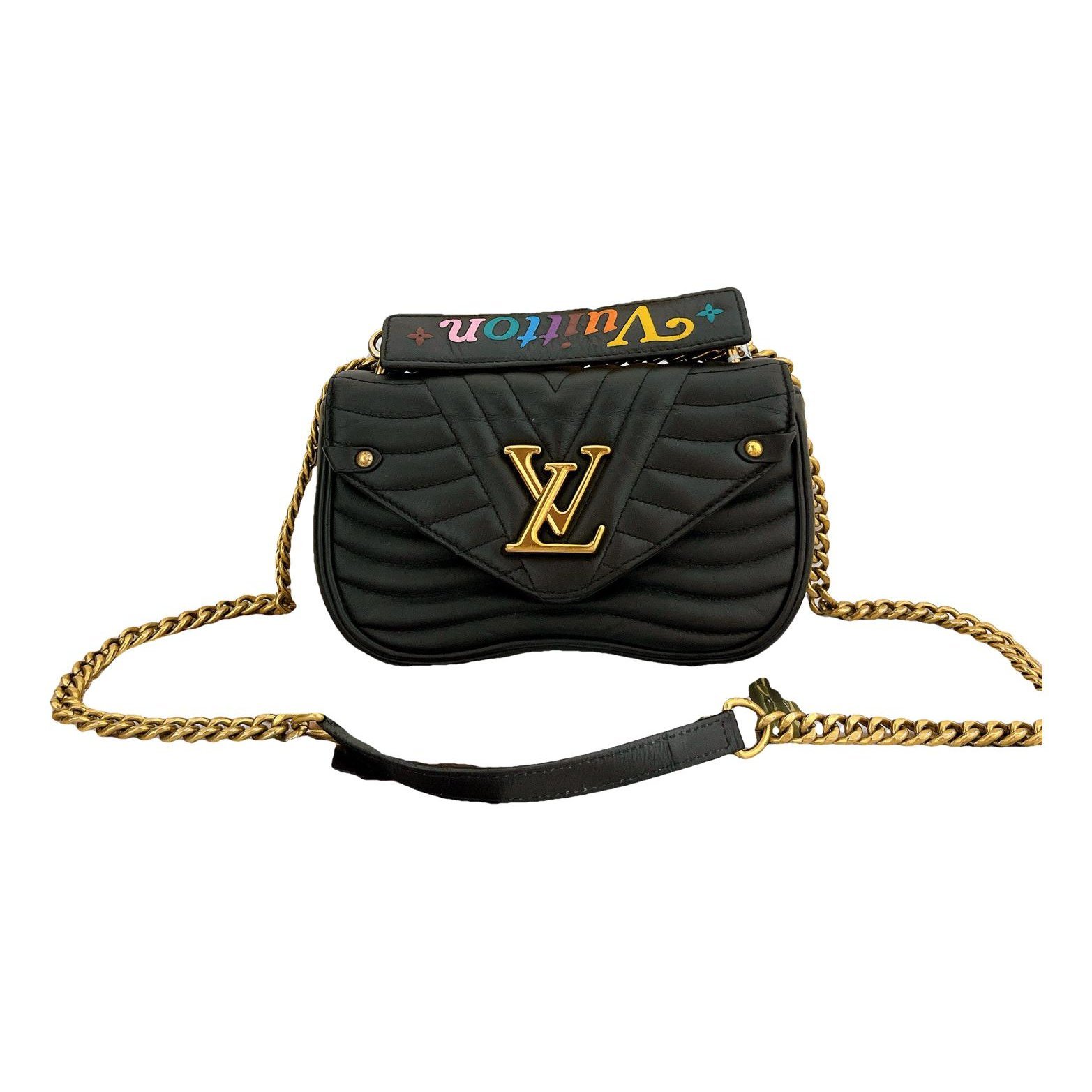 New Wave leather handbag