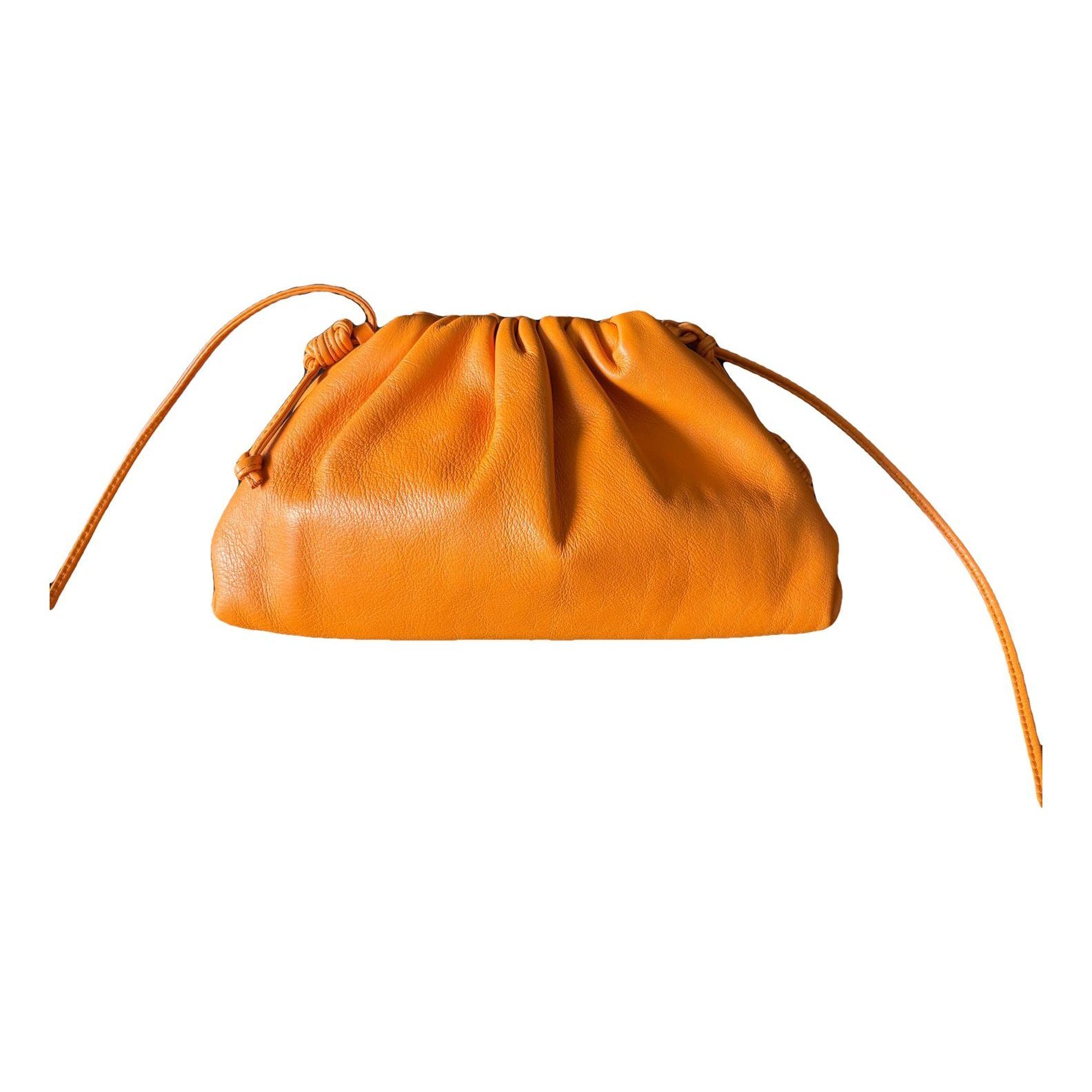 Pouch leather crossbody bag