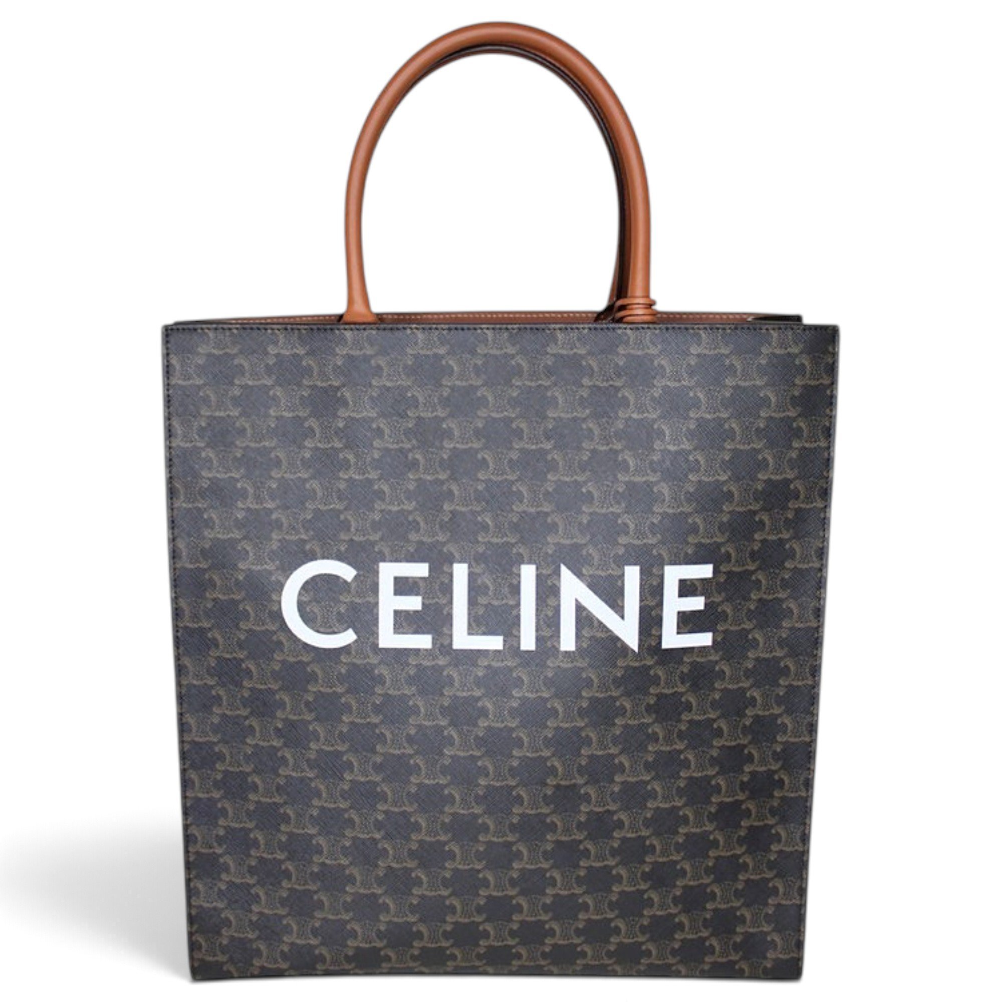 Triomphe leather handbag