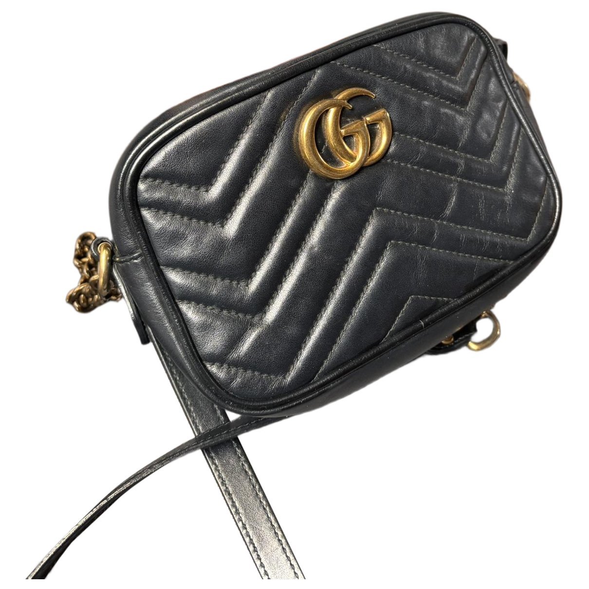 Marmont leather clutch bag