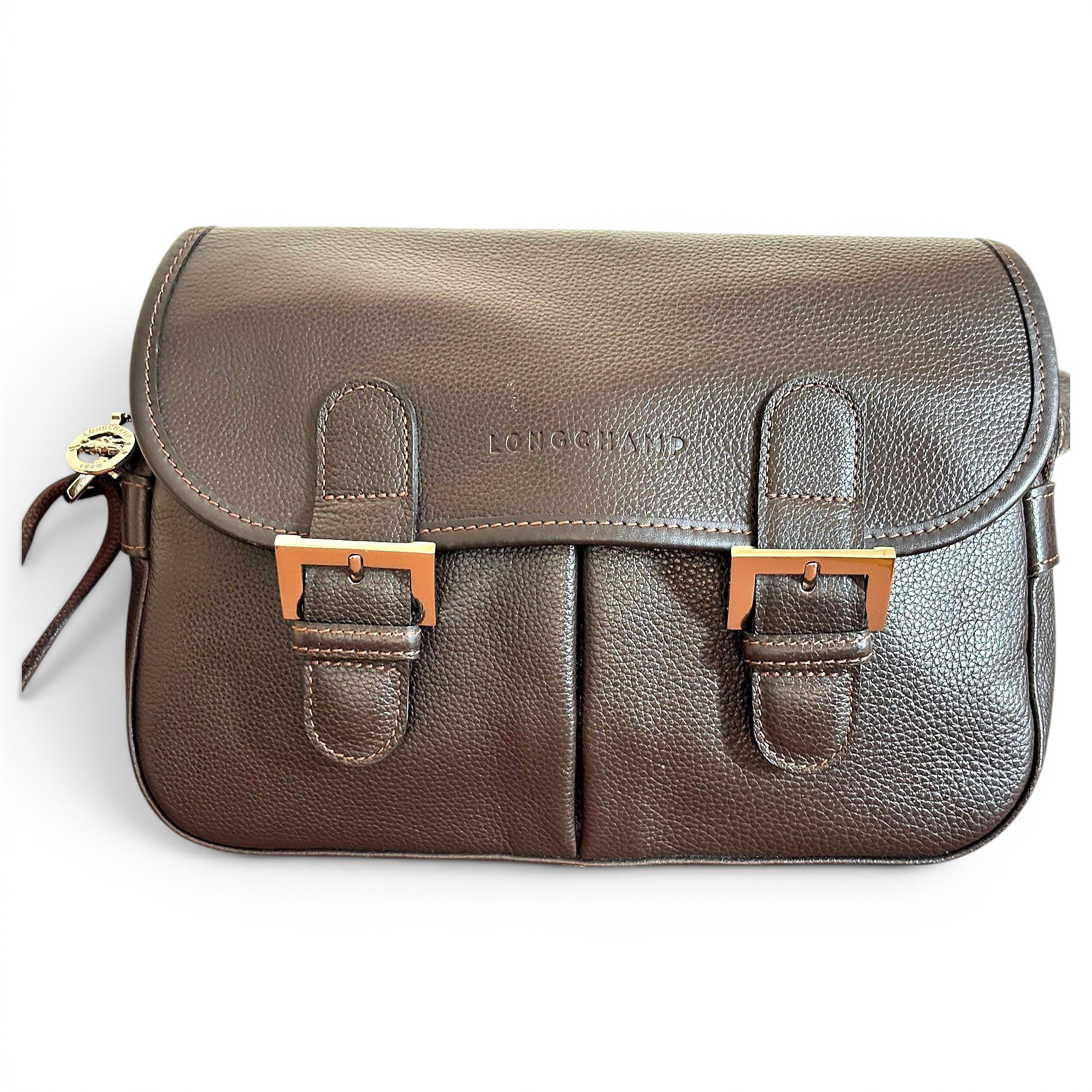 Mademoiselle leather crossbody bag
