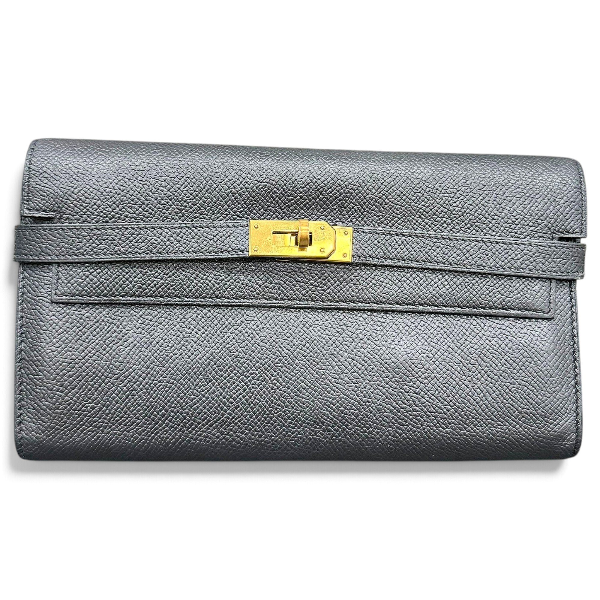 Kelly to go leather clutch bag