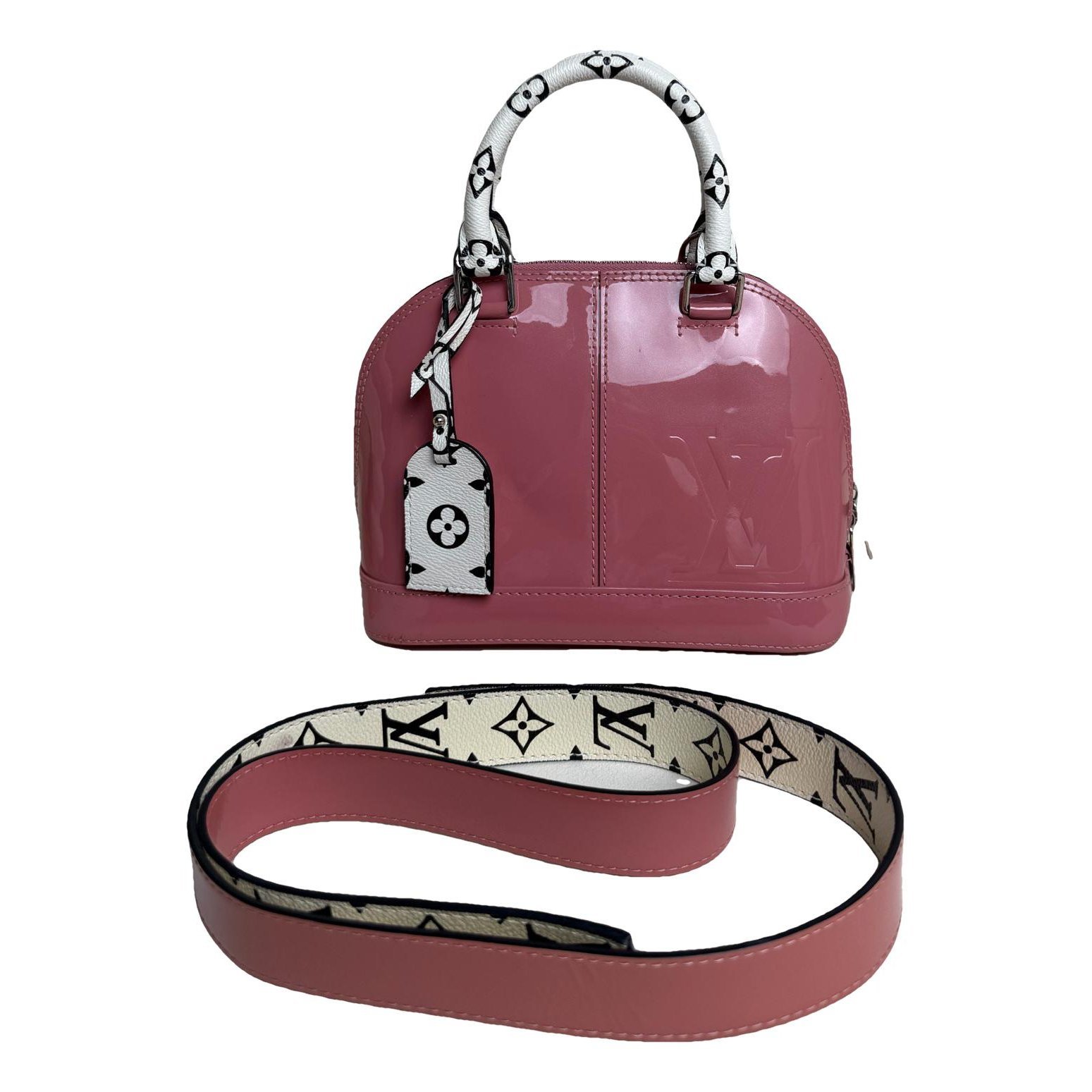 Alma BB patent leather handbag