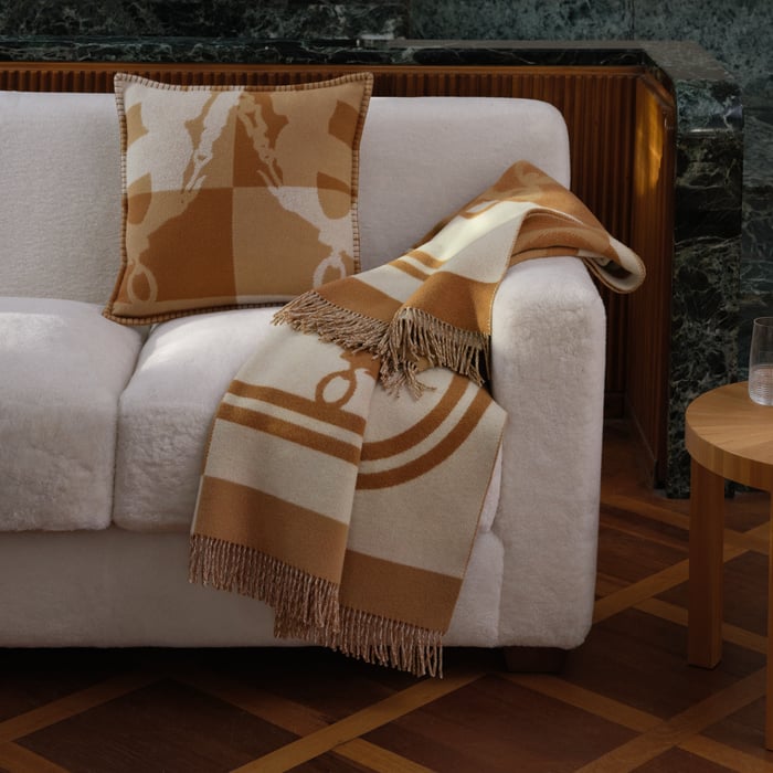 Anthracite Brides De Gala Blanket