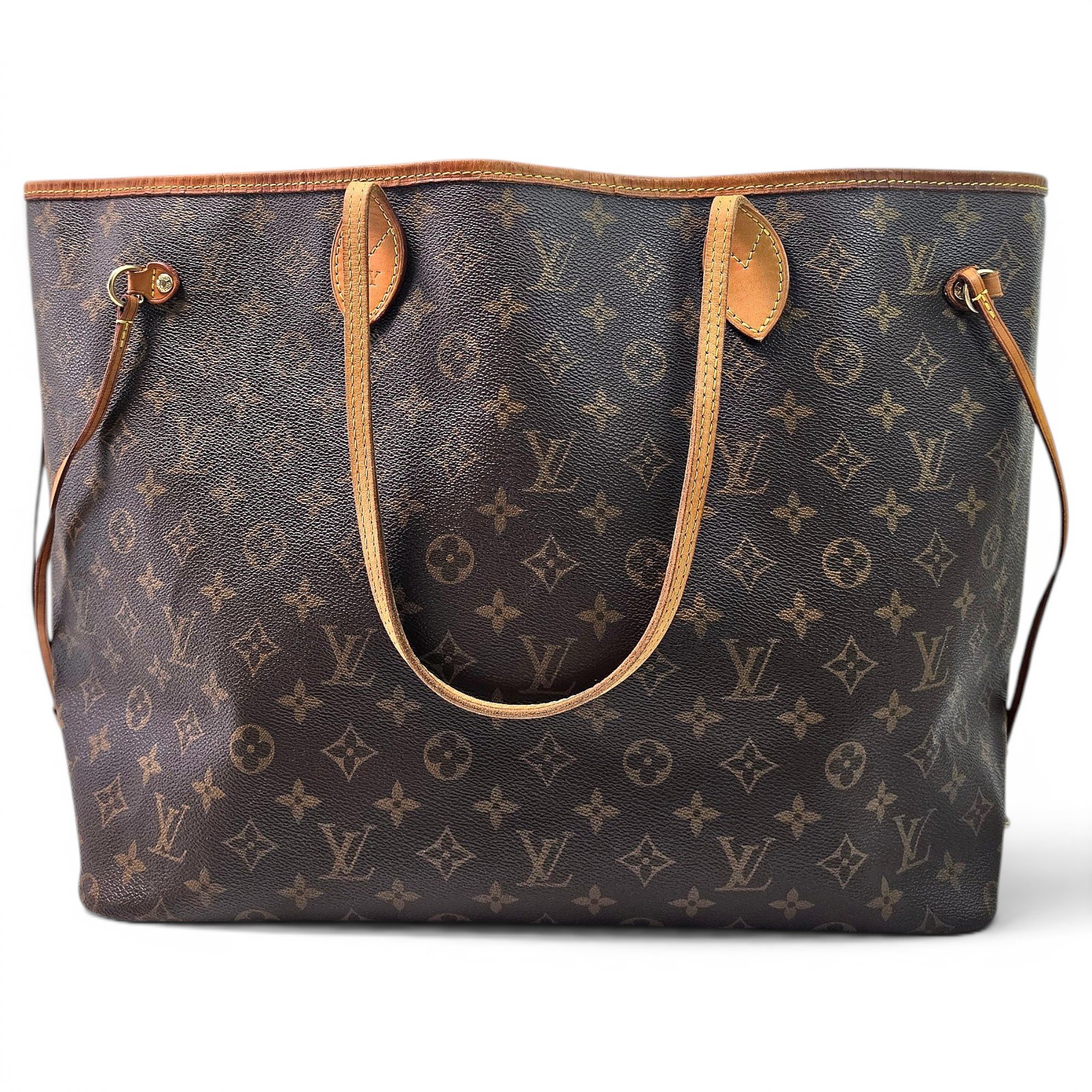 Neverfull leather tote