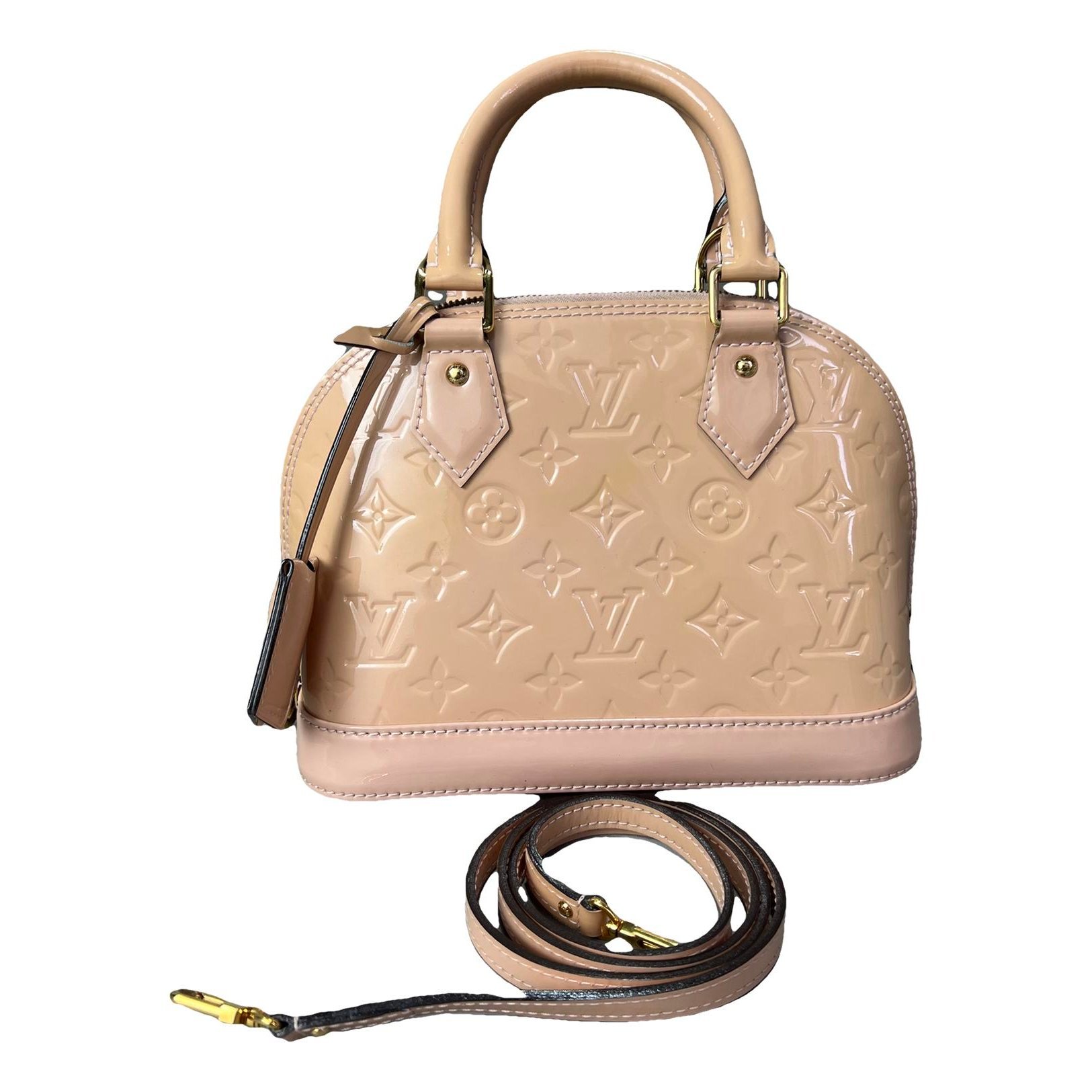 Alma BB patent leather handbag